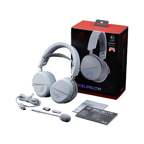 Kufje Gaming ASUS ROG Pelta Wired & Wireless - Bardhë - Figura 3