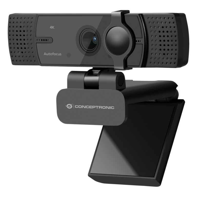 Webcam Conceptronic / USB-A & USB-C / 4K Ultra HD / 60fps / 120° / Built-in Microphone - Zezë