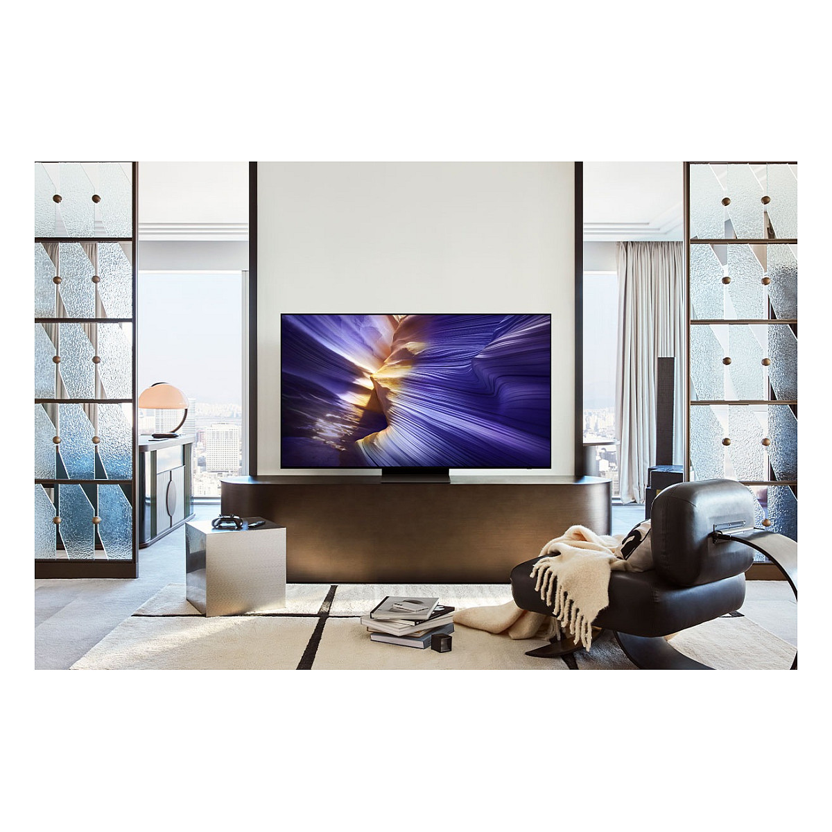 Smart TV Samsung GQ55S90FAE / 55"/ 4K UHD / OLED / 100Hz / HDMI+USB+HDR10+ - Zezë - Figura 3