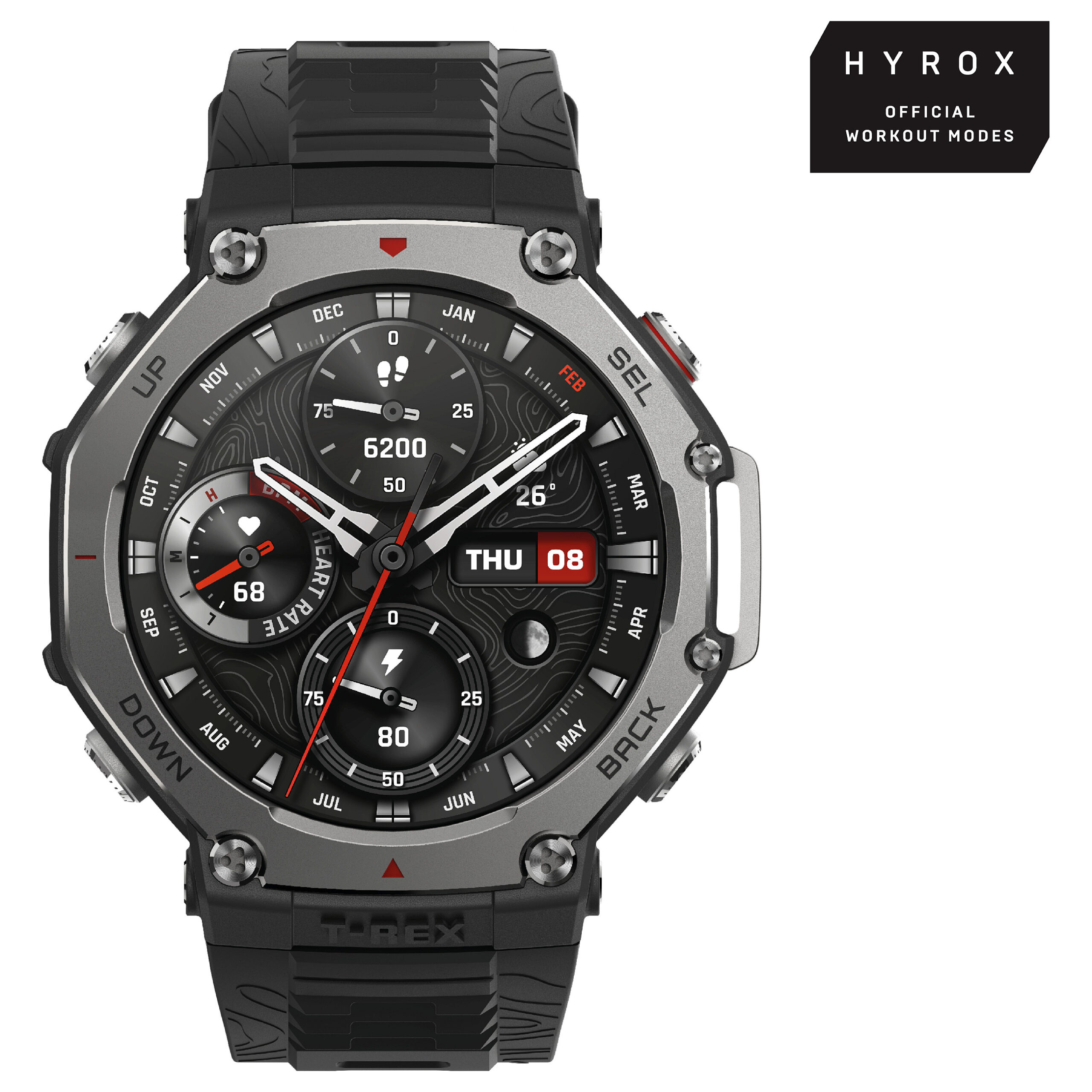 Orë e mençur Amazfit T-Rex 3 - Zezë