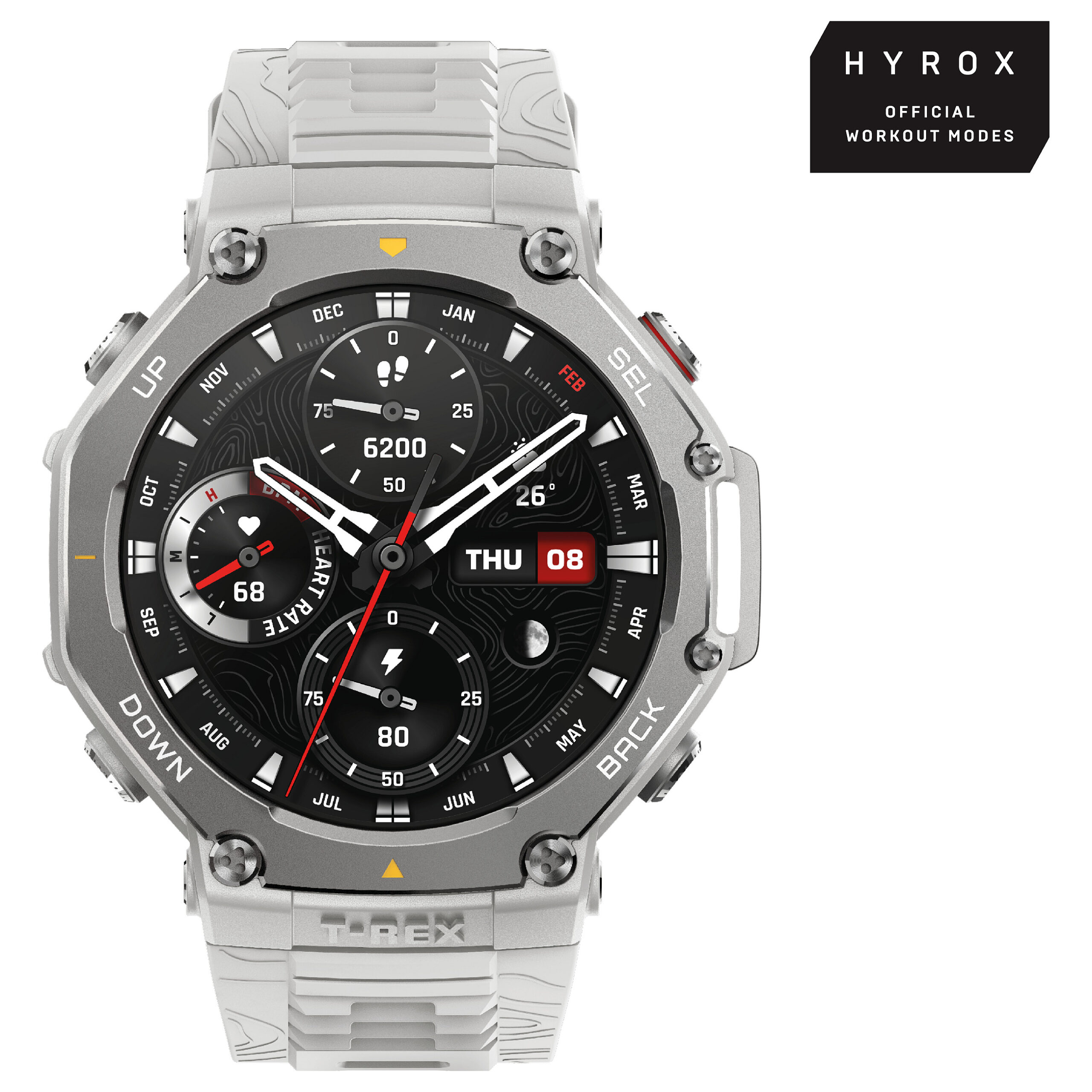 Orë e mençur Amazfit T-Rex 3 HYROX-Modus / 48.5mm - Gri