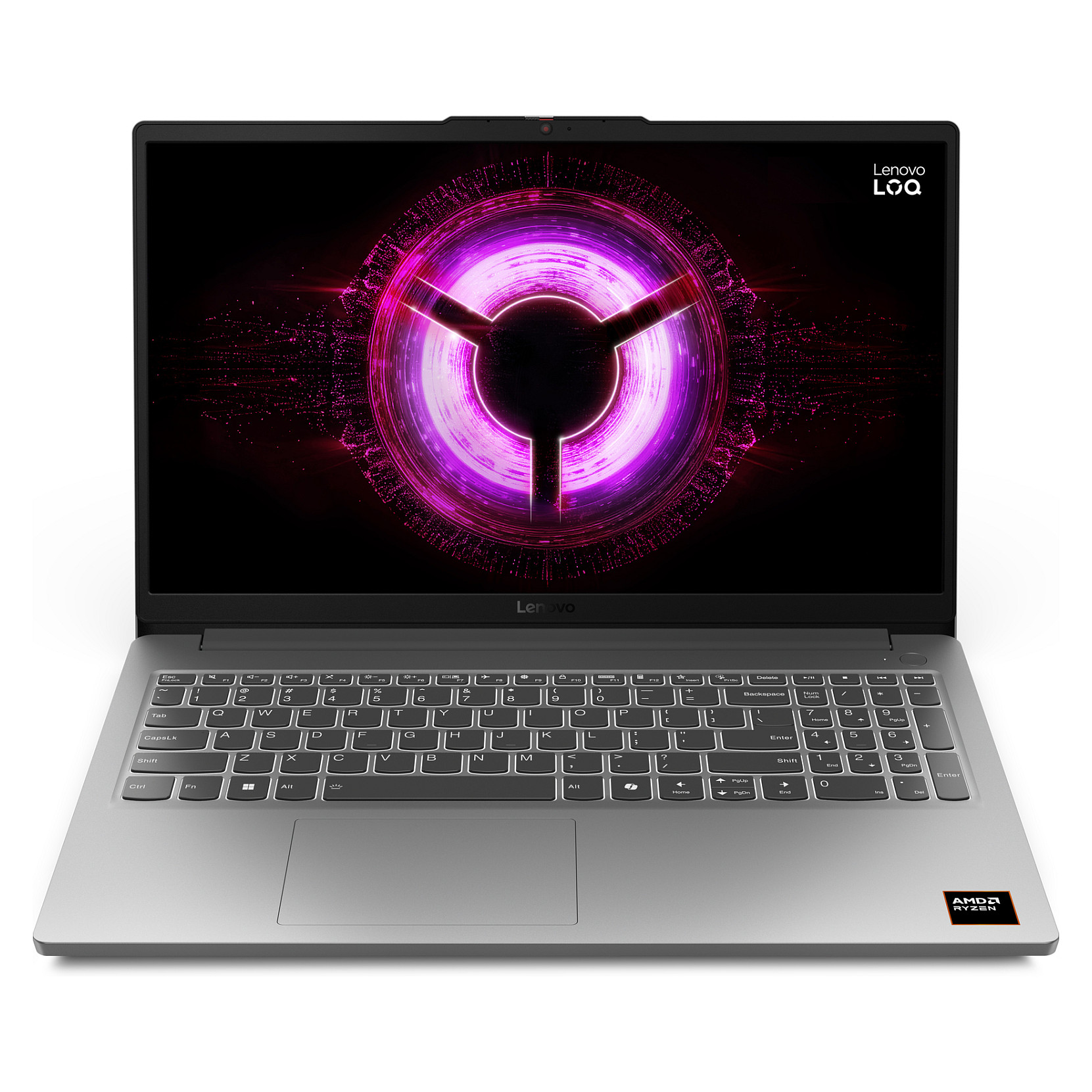 Laptop Gaming Lenovo LOQ 15ARP10E / Ryzen 7 7735HS / 16GB DDR5 / 512GB / 15.6" Full HD IPS AG 144Hz / RTX 4050 6GB / DE - Gri e Hapur