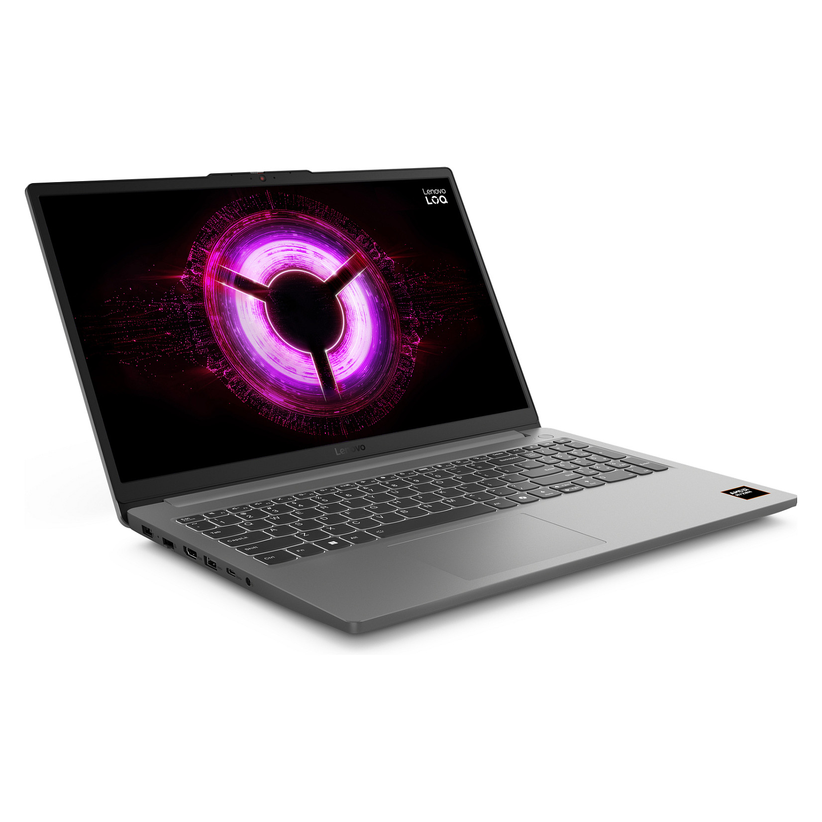 Laptop Gaming Lenovo LOQ 15ARP10E / Ryzen 7 7735HS / 16GB DDR5 / 512GB / 15.6" Full HD IPS AG 144Hz / RTX 4050 6GB / DE - Gri e Hapur - Figura 2