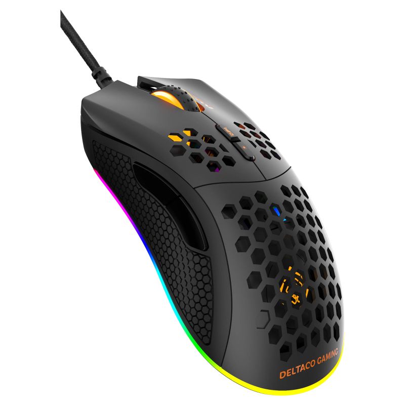 Maus Gaming Deltaco DM210 RGB - Zezë - Figura 4