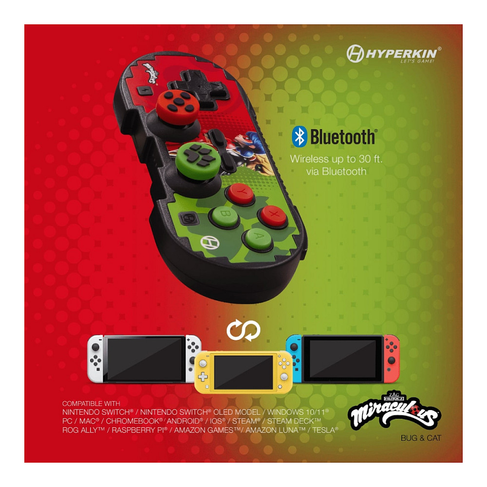 Kontroller Nintendo Hyperkin Miraculous Wireless Bug & Cat - Figura 5