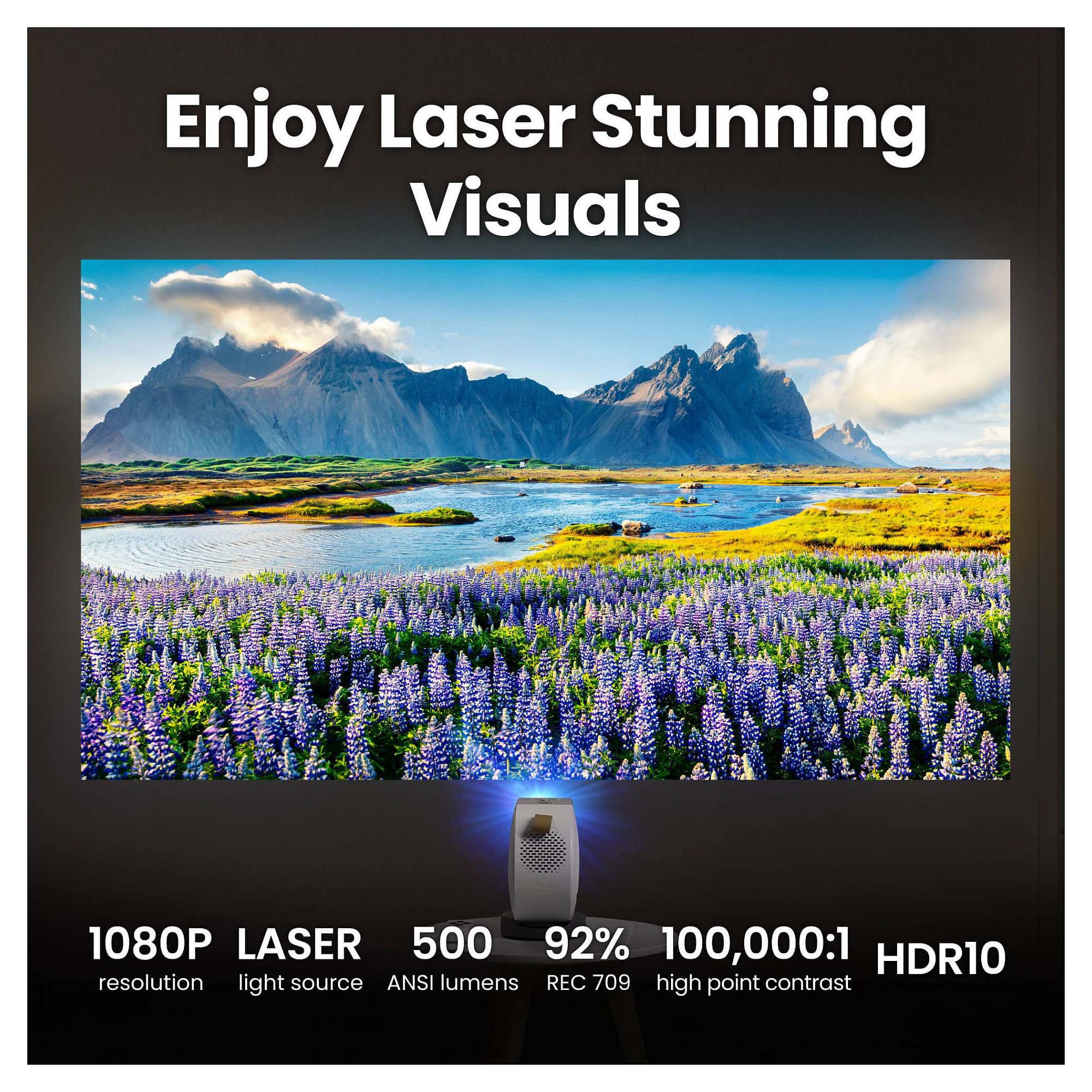 Projektor GV50 Laser - Bardhë - Figura 4