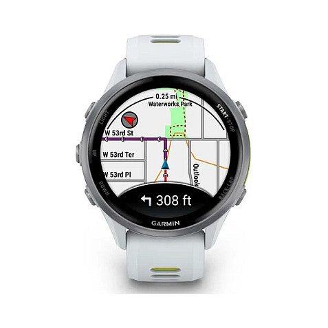 Orë e mençur Garmin Forerunner 970 Android Titanium / 47mm - Bardhë/Verdhë - Figura 2