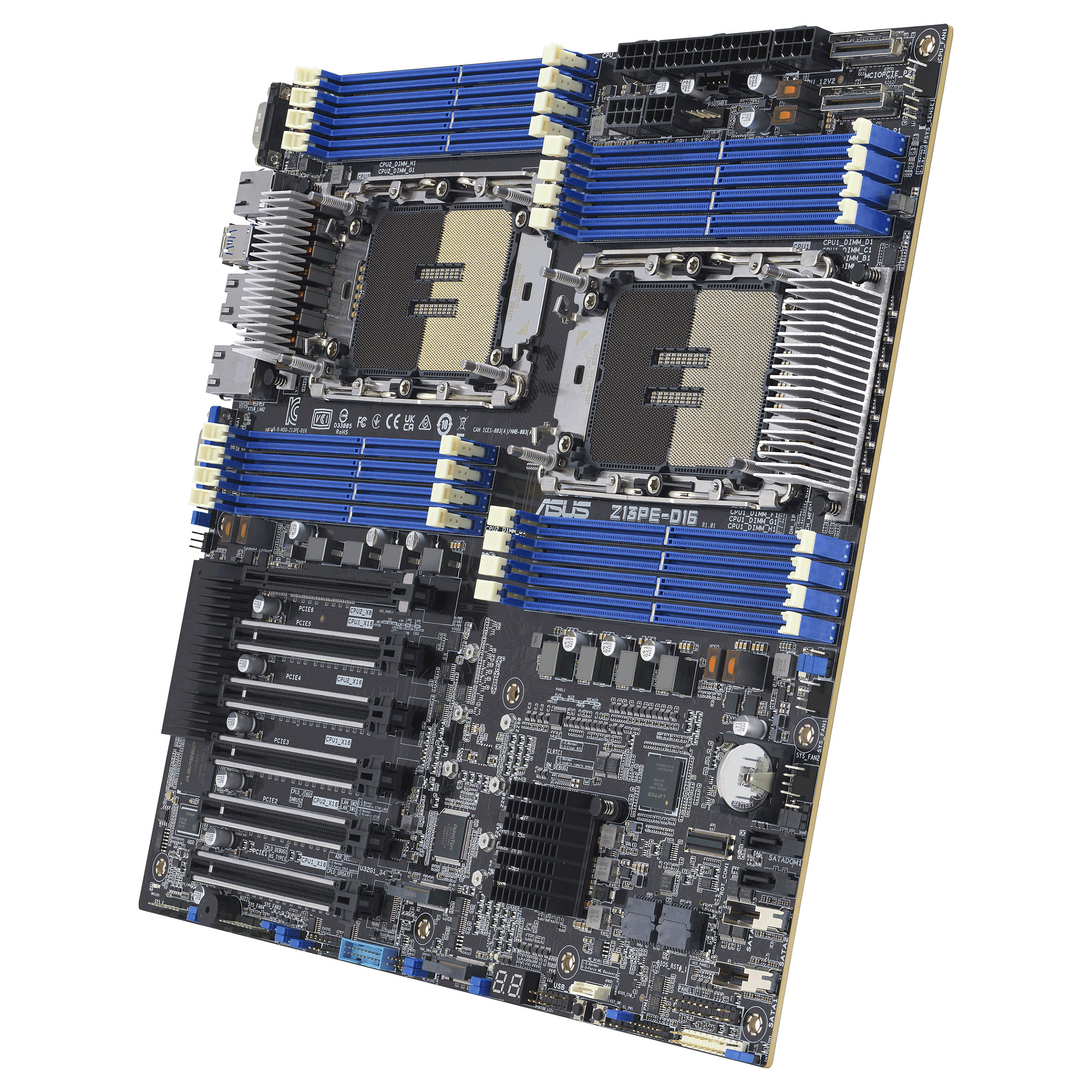 Pllakë Amë Server Intel ASUS Z13PE-D16 / E-ATX / 2x LGA 4677 / DDR5 / 2x10g - Figura 3