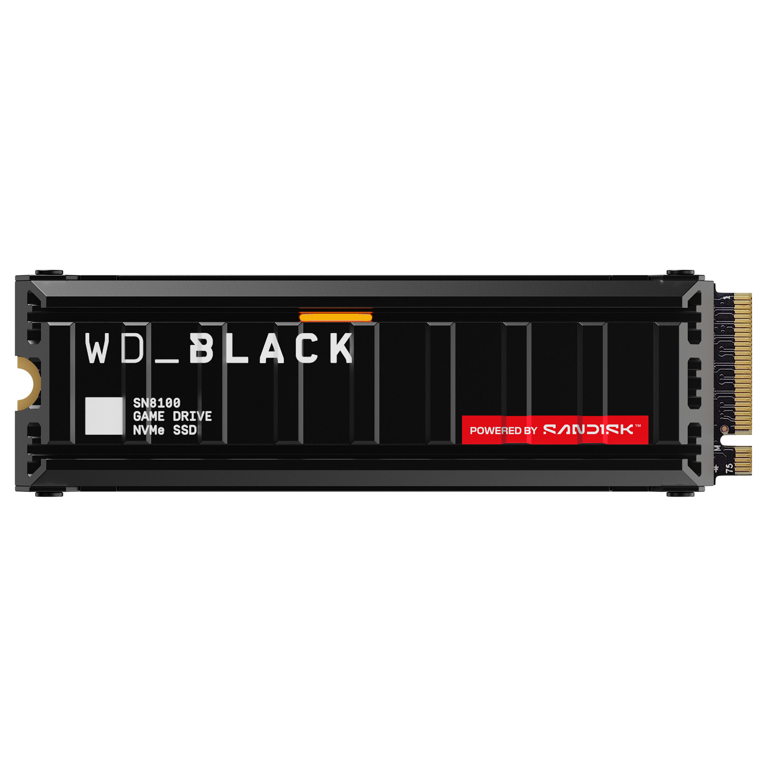 SSD të Brendshme Western Digital SN8100 2TB M.2 2280 NVMe w/ Heatsink Powered by SanDisk