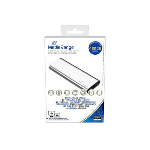 SSD të Jashtme MediaRange 480GB USB-C  Gen 2