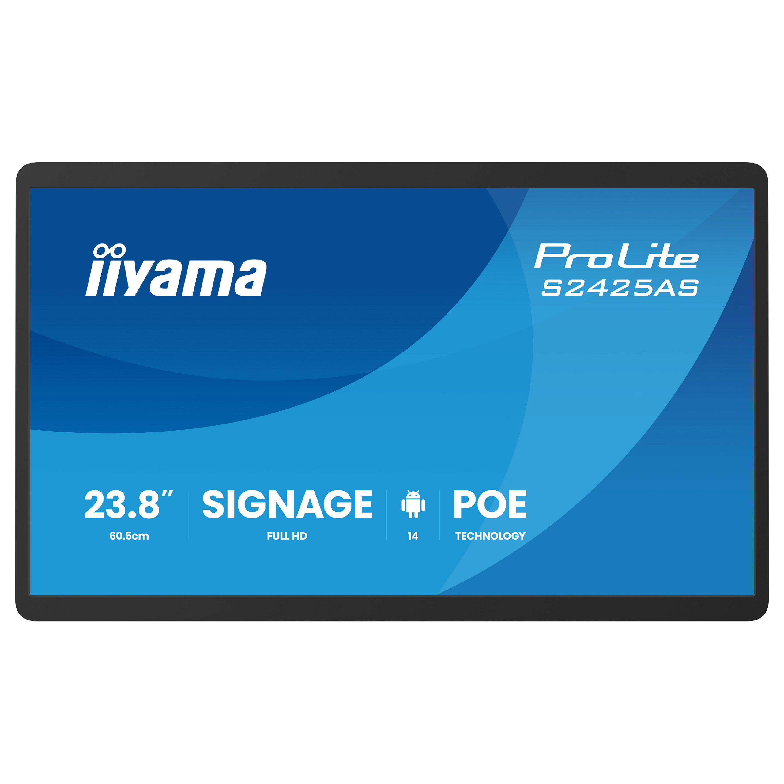 Monitor iiyama S2425AS-B1P / 23.8' / Full HD IPS LCD / 14 ms / USB - Zezë - Figura 3