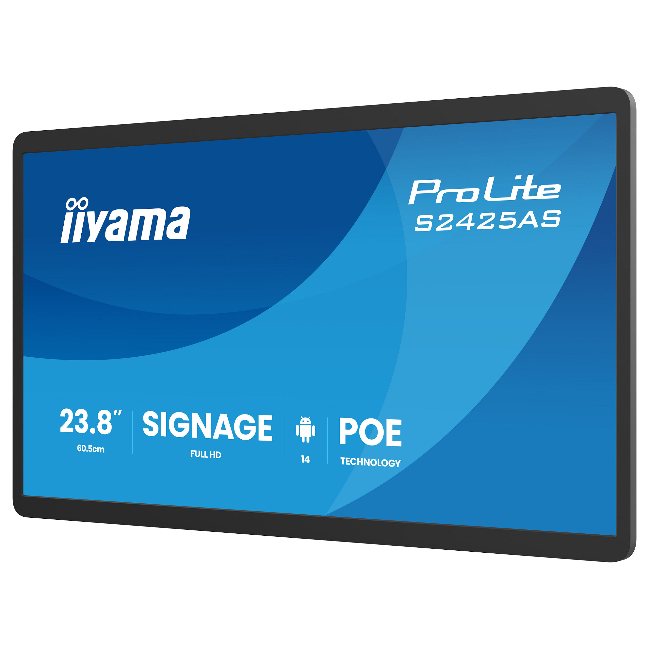 Monitor iiyama S2425AS-B1P / 23.8' / Full HD IPS LCD / 14 ms / USB - Zezë - Figura 4