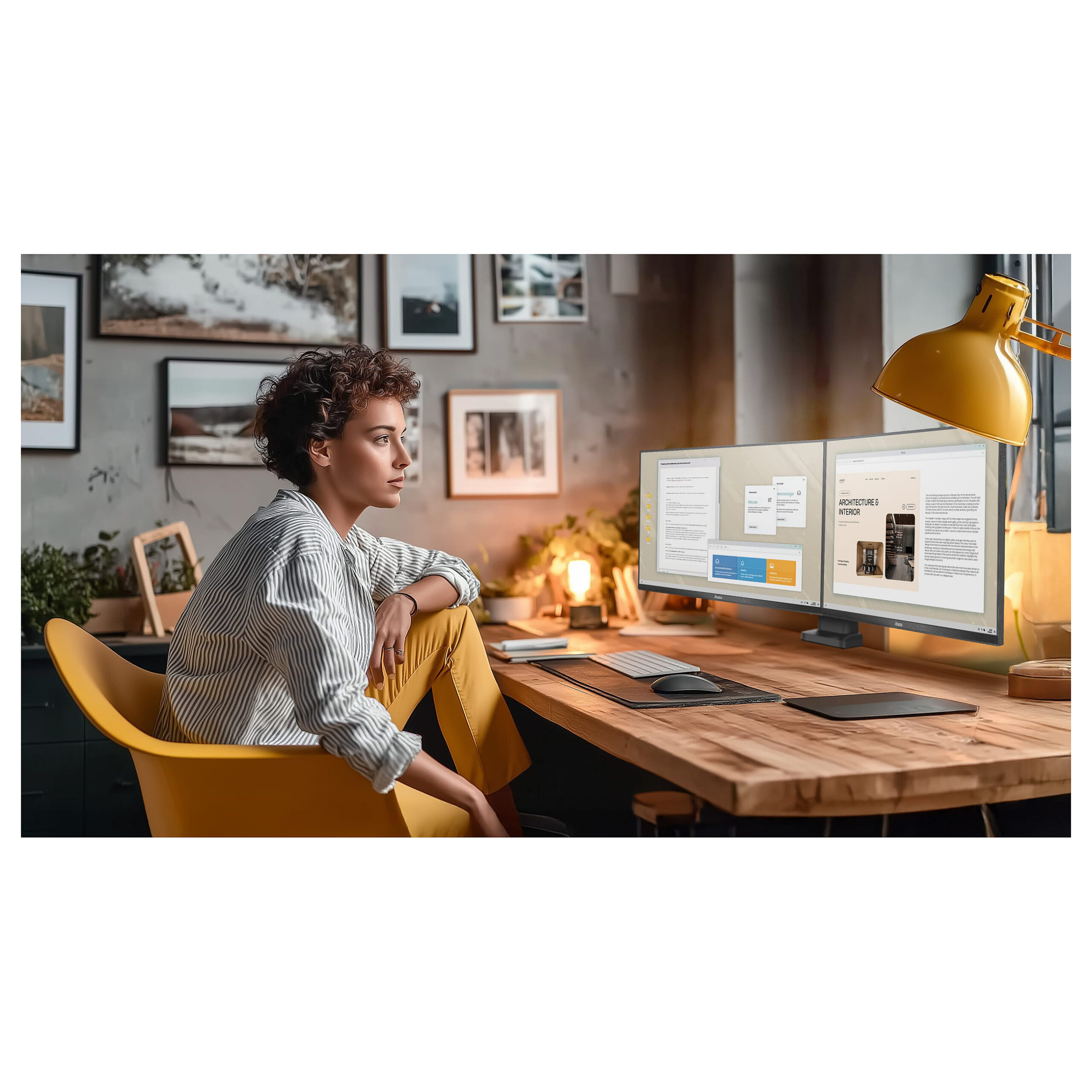 Monitor iiyama ProLite X2797QSU-B1 / 27' / Quad HD IPS LED / 75Hz / 1ms / HDMI+DP - Zezë - Figura 5