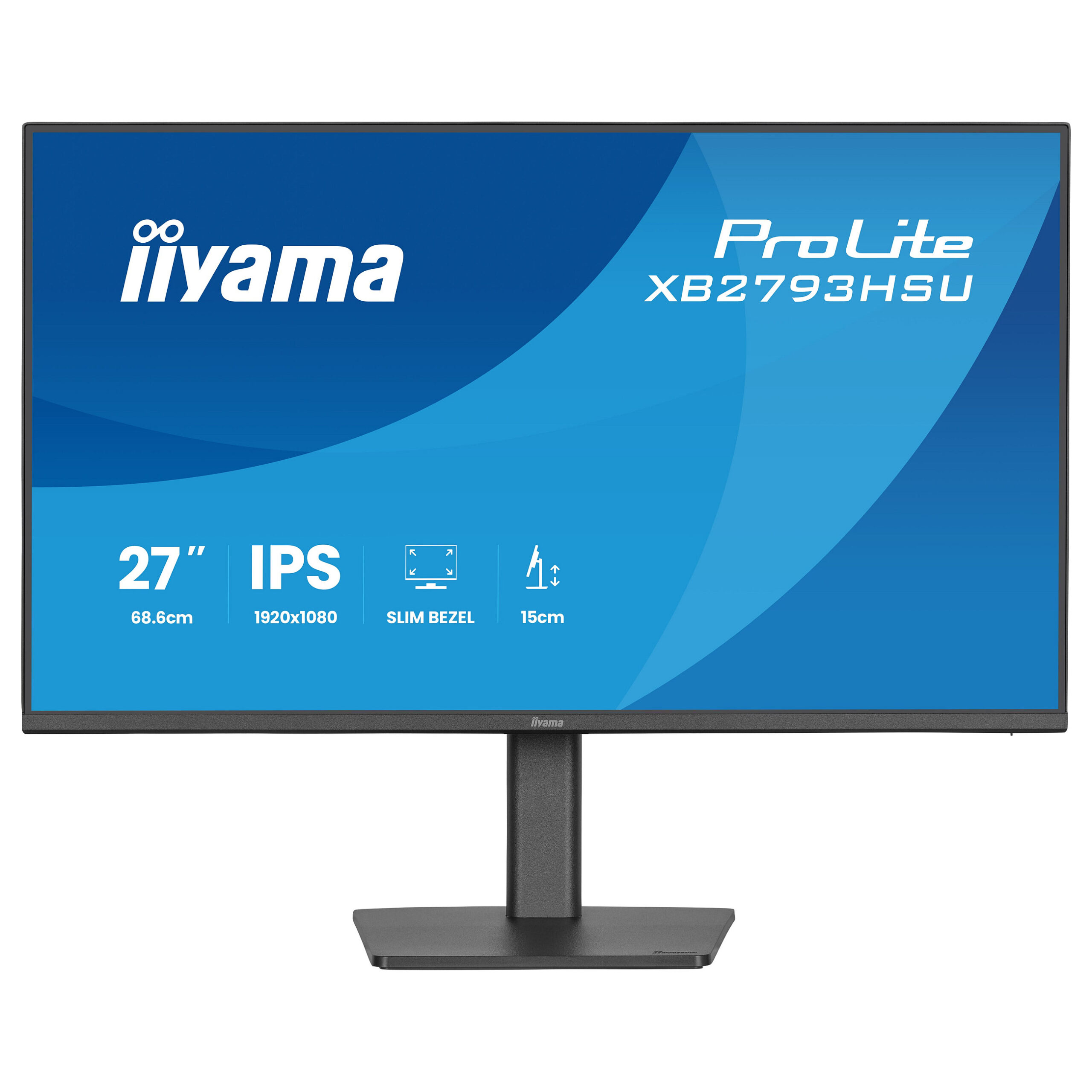 Monitor iiyama ProLite XB2793HSU-B1/ 27"/ Full HD IPS LED / 120Hz / 1ms / HDMI+DP - Zezë - Figura 2