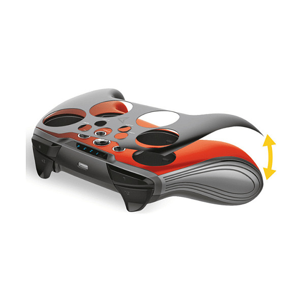 Kontroller për Nintendo Lexip X Steelplay Wireless Customizable Controller + 2 Cases - Zezë - Figura 4
