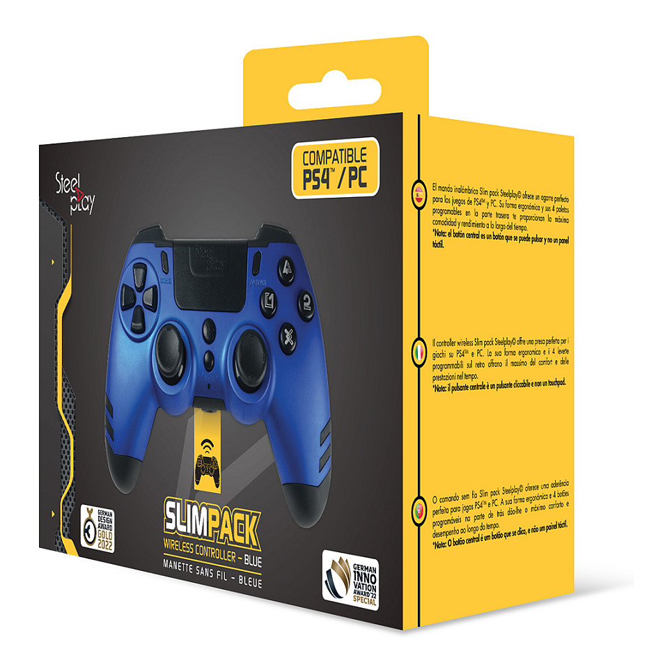 Kontroller për PC / Sony Lexip X Steelplay Slim Pack Wireless - Blu - Figura 3