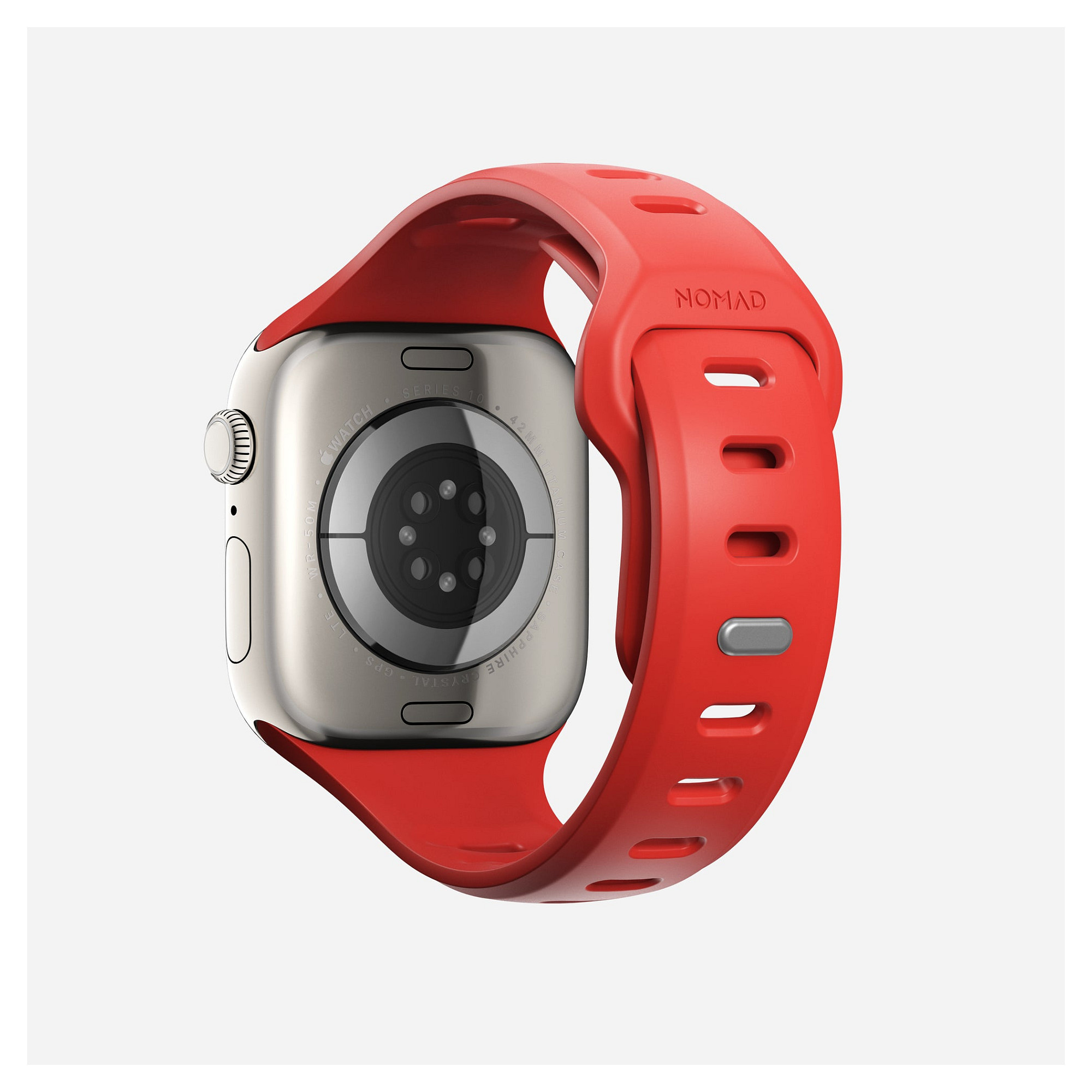 Rripa për ora Nomad Tempo Band / 41mm / 42mm - Kuqe - Figura 2