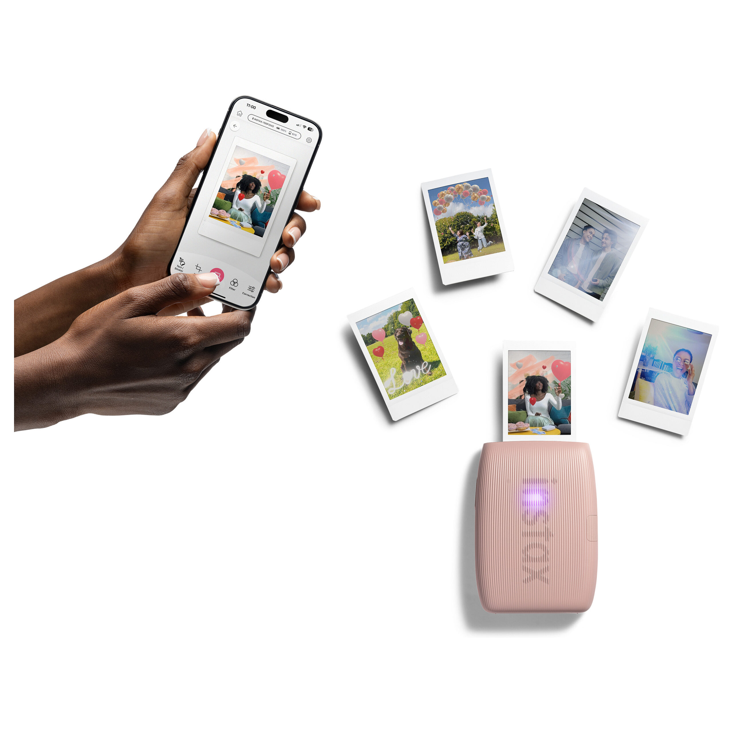 Printer për Foto Fujifilm Instax Mini Link 3 EX‑D – Rozë - Figura 4