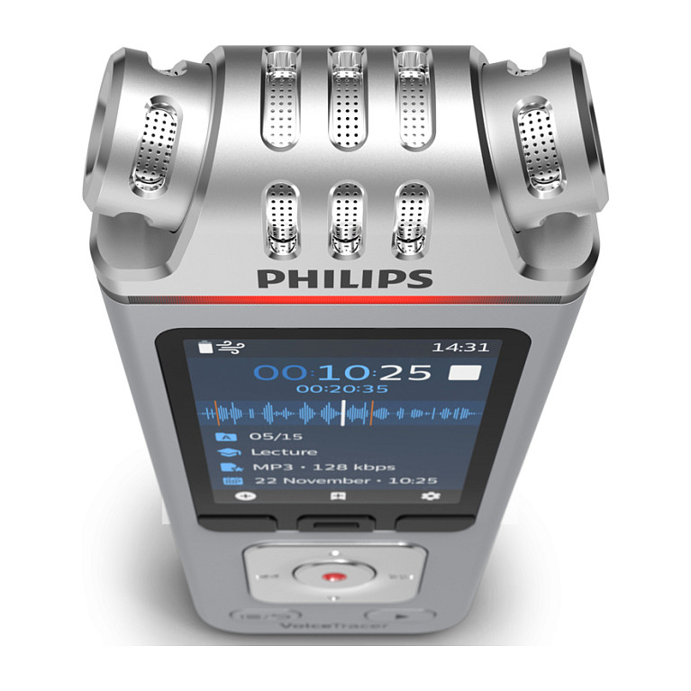 Regjistrues Zëri Philips VoiceTracer DVT4115 - Argjendi - Figura 5