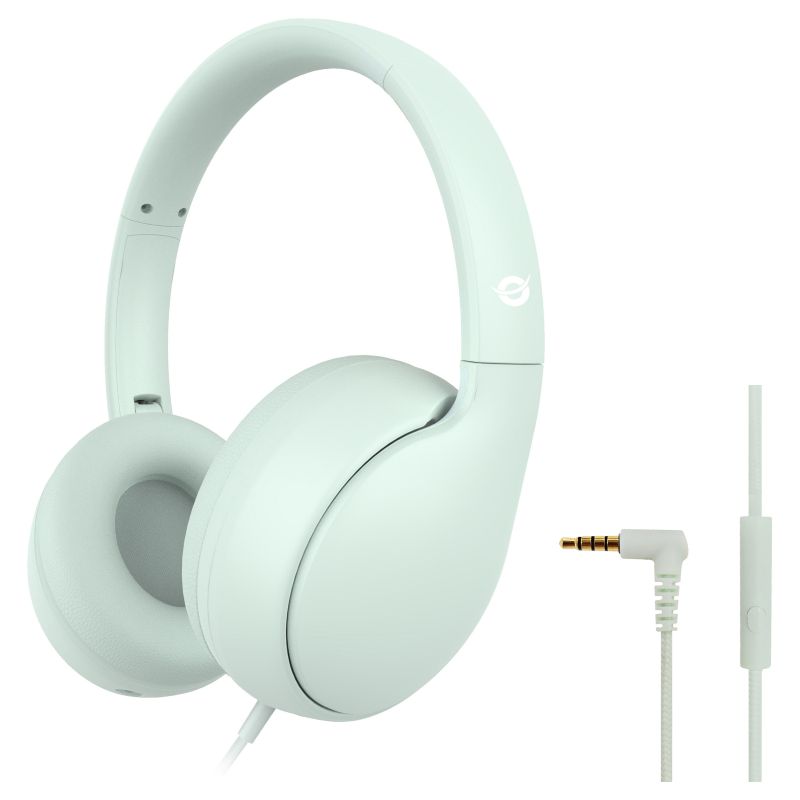 Kufje me kabllo Conceptronic Kids Headset + Switch - Gjelbër