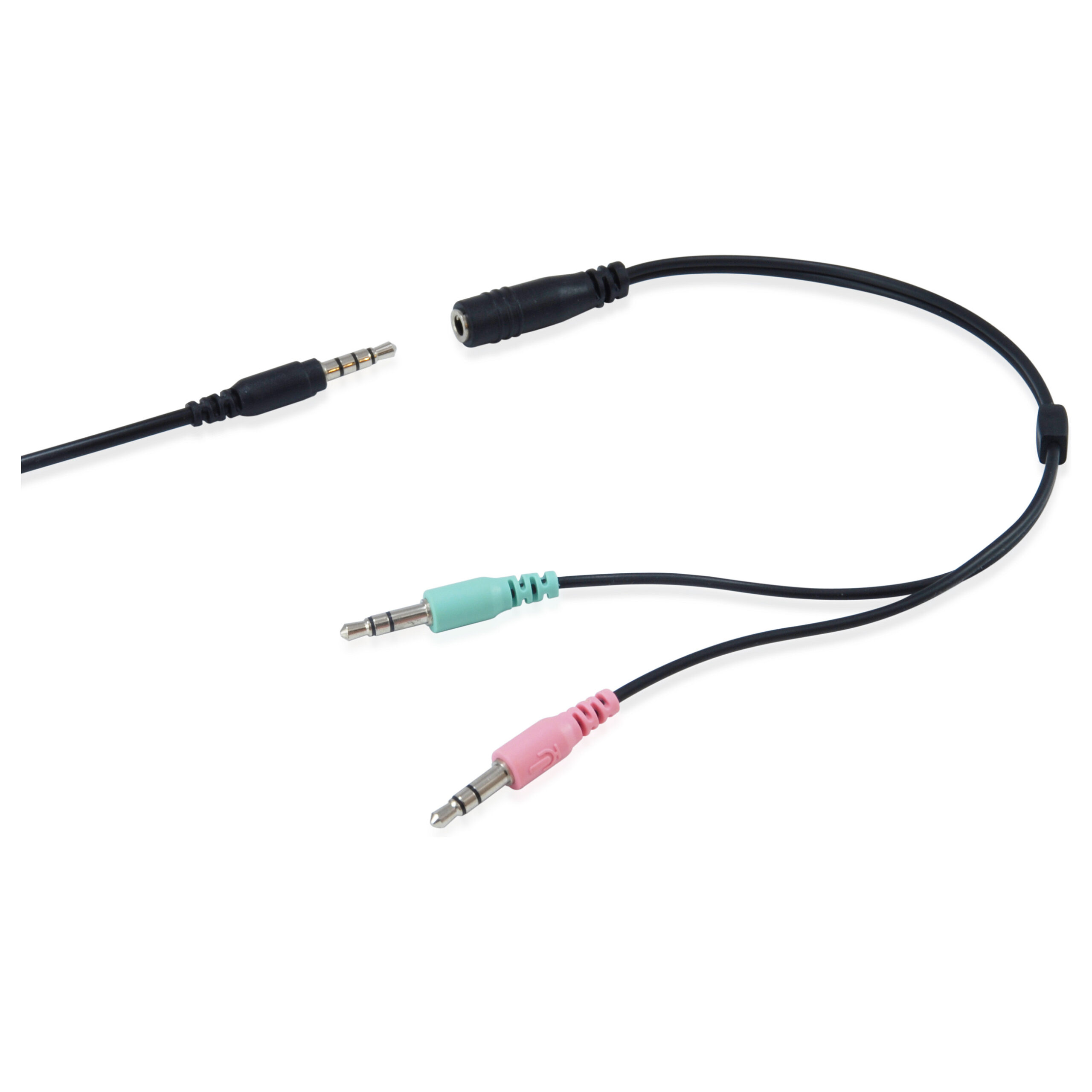 Kufje me kabllo Equip Stereo Headset with Microphone / 2x 3.5 mm / 1.80m – Zezë - Figura 4
