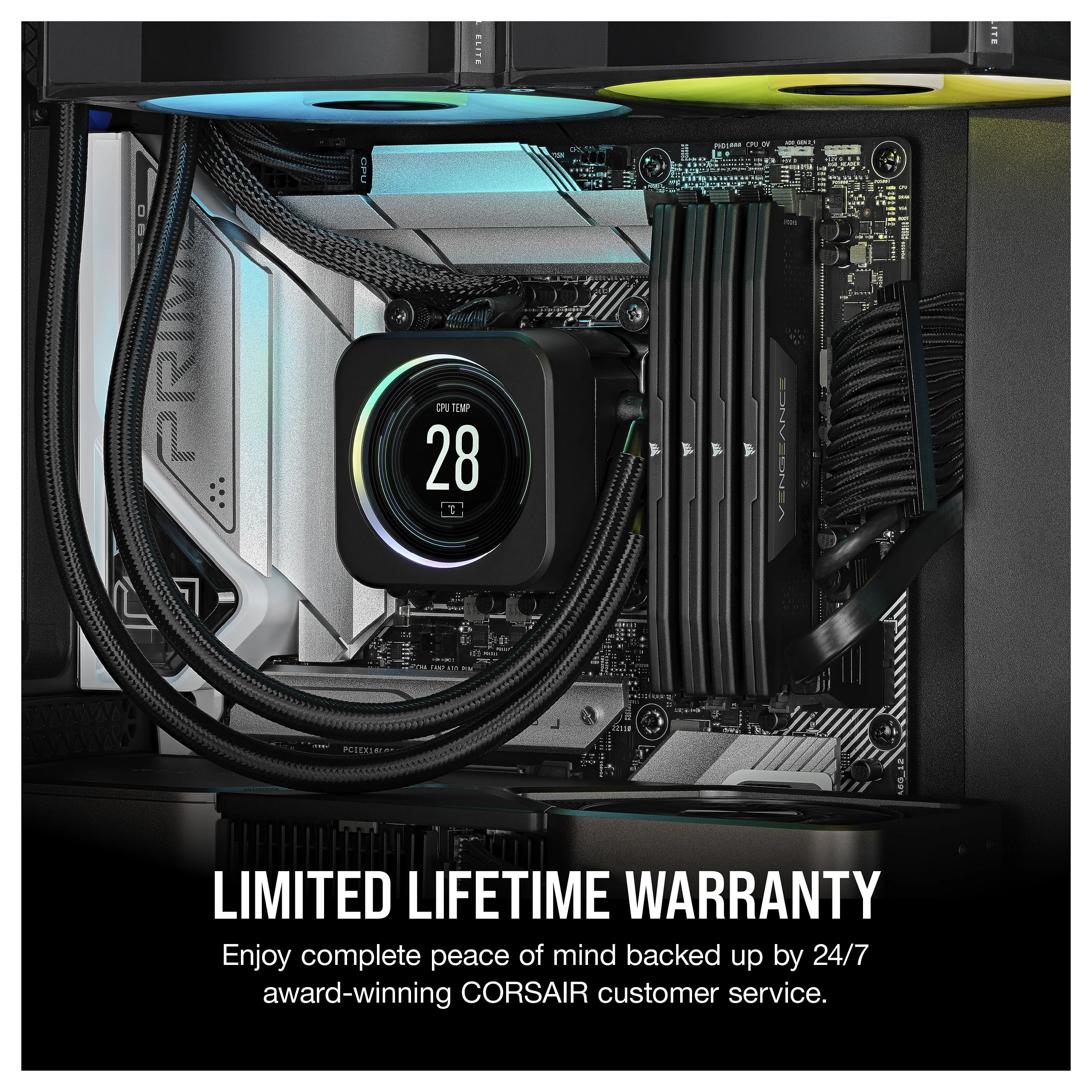 RAM Memorie DDR5 Corsair Vengeance 128GB (4x32) / DIMM 5600 / Quad-Kit / CMK128GX5M4B5600C40 - Figura 4