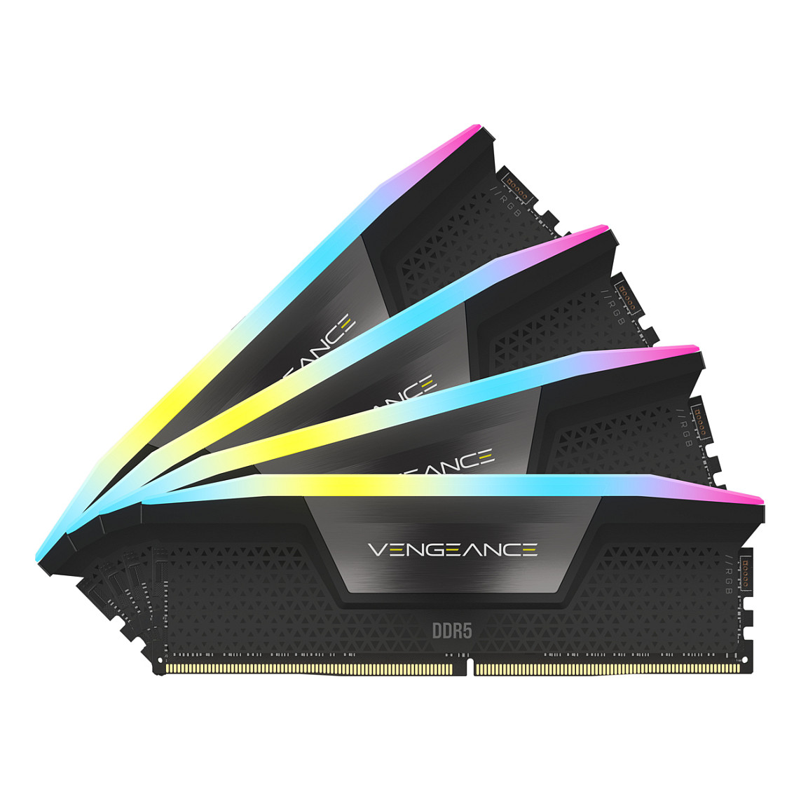 RAM Memorie DDR5 Corsair Vengeance RGB 64GB (4x16) / DIMM 6200 / Quad-Kit / CMH64GX5M4B6200C32 - Figura 2
