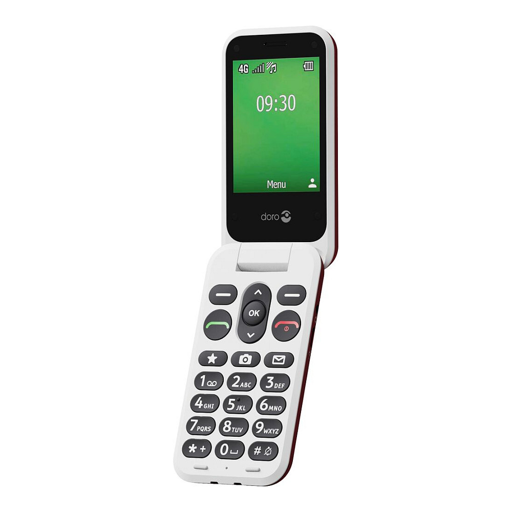 Telefon i thjeshtë Doro Leva E30 LTE – Kuqe - Figura 2