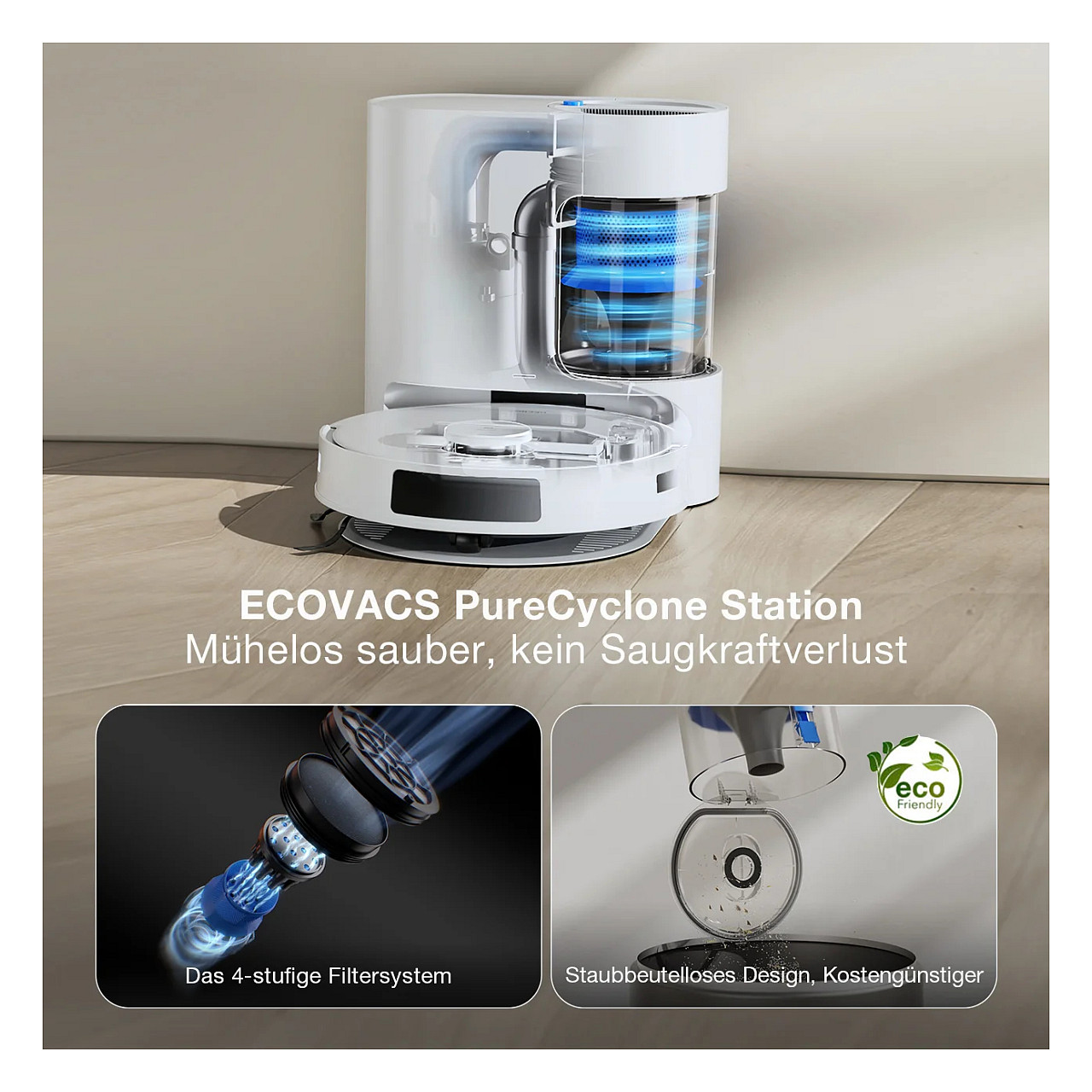 Fshesë Robotike DEEBOT N20 PLUS – Bardhë - Figura 3
