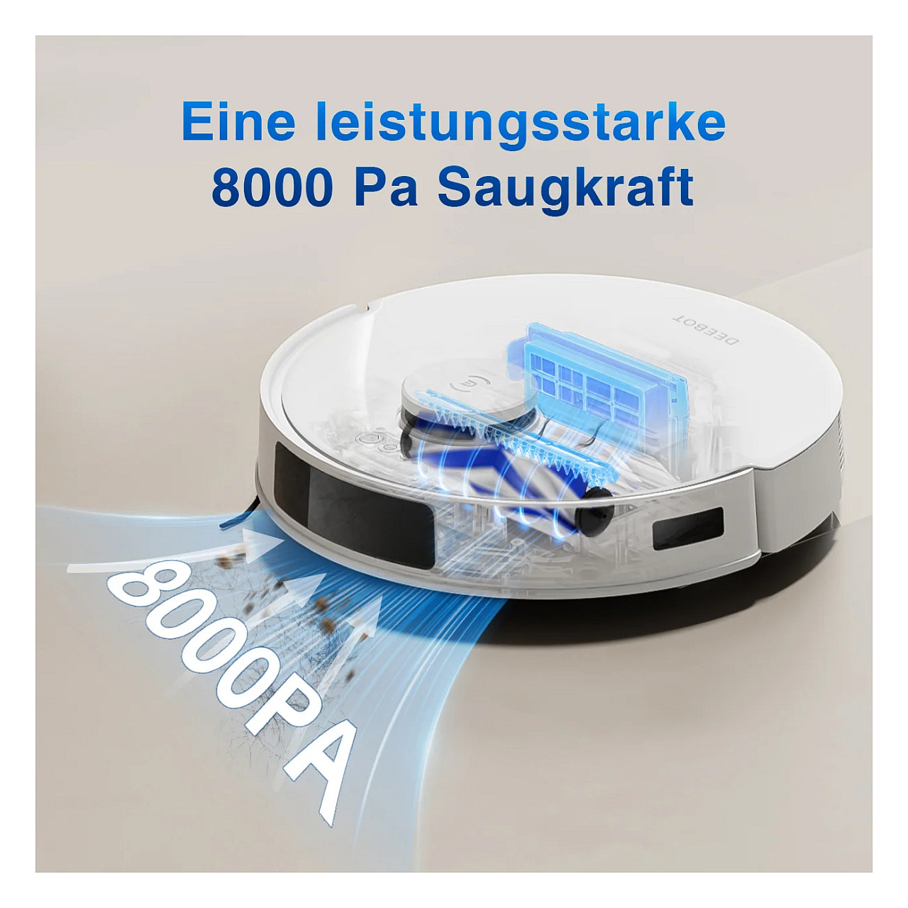 Fshesë Robotike DEEBOT N20 PLUS – Bardhë - Figura 4