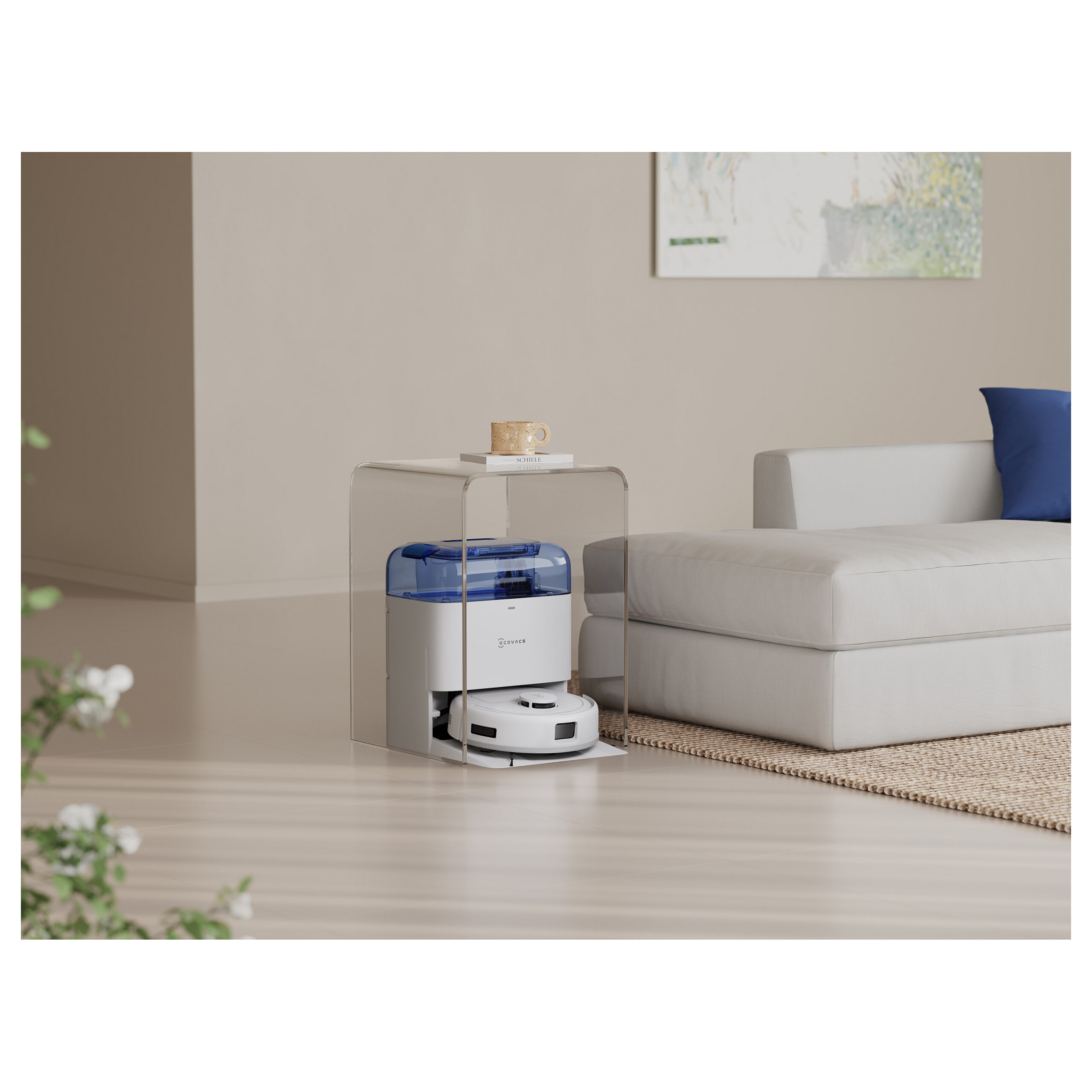 Fshesë Robotike DEEBOT MINI – Bardhë / Blu - Figura 4