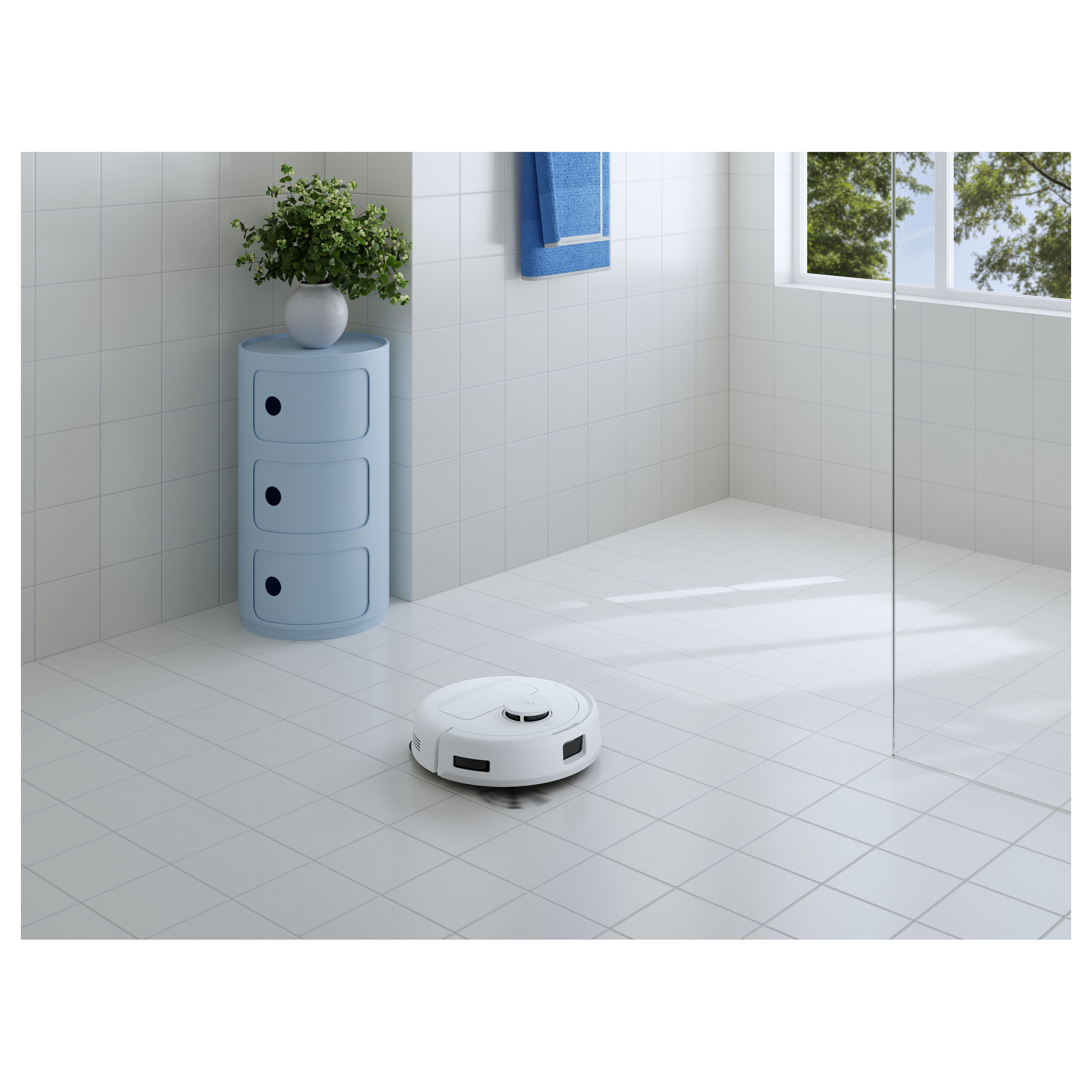 Fshesë Robotike DEEBOT MINI – Bardhë / Blu - Figura 5