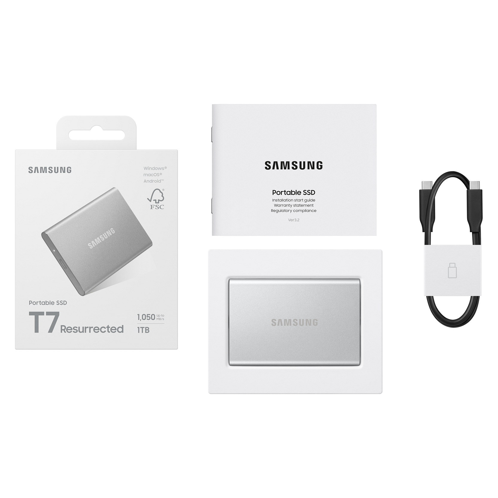 SSD të Jashtëm Samsung Portable T7 Resurrected / 1TB - Figura 4