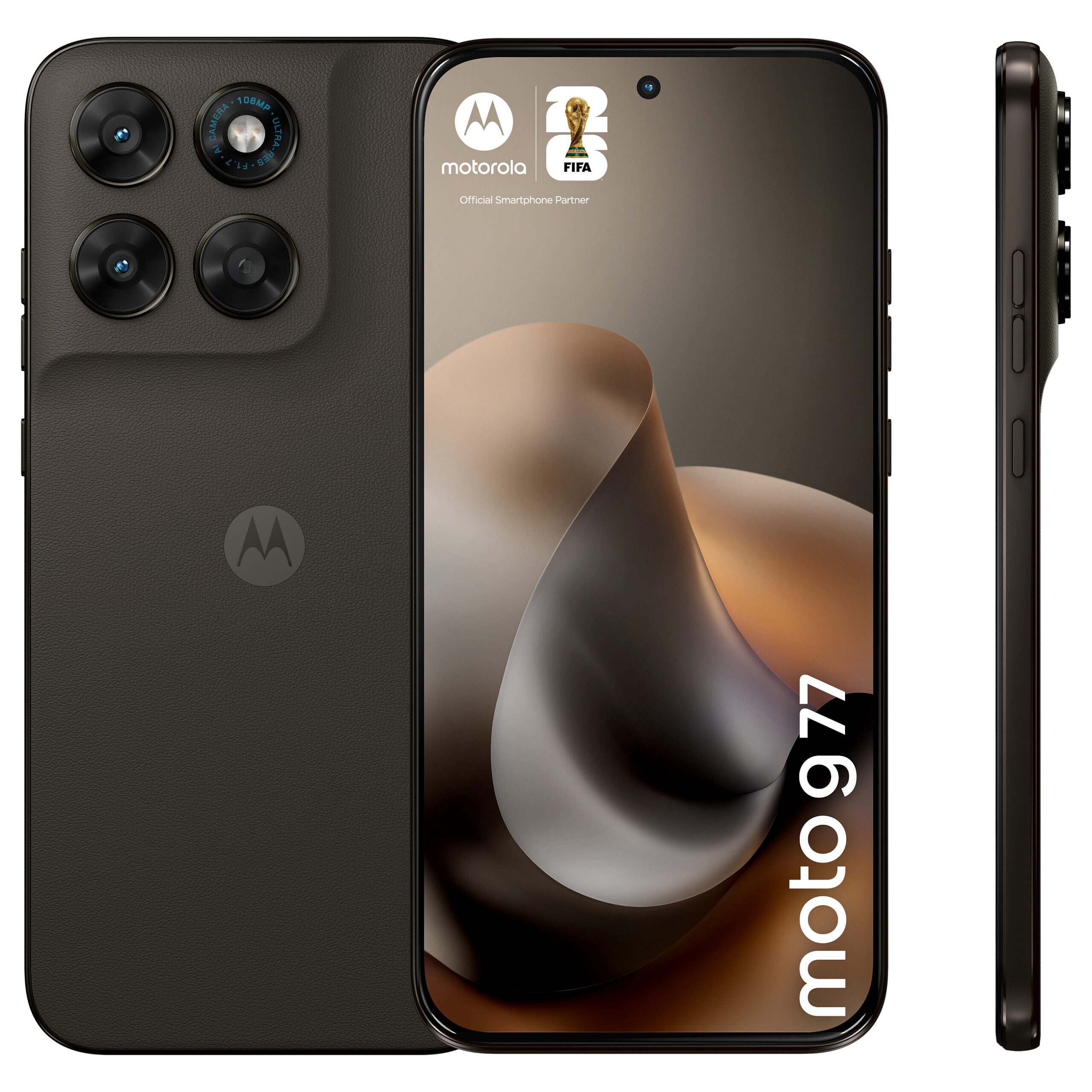 Telefon Motorola Moto G77 / 8GB / 256GB - Black Olive - Figura 2