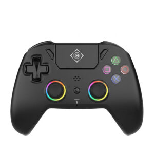Kontroller për Sony Deltaco PS5 Wireless RGB Hall‑Effect – Zezë