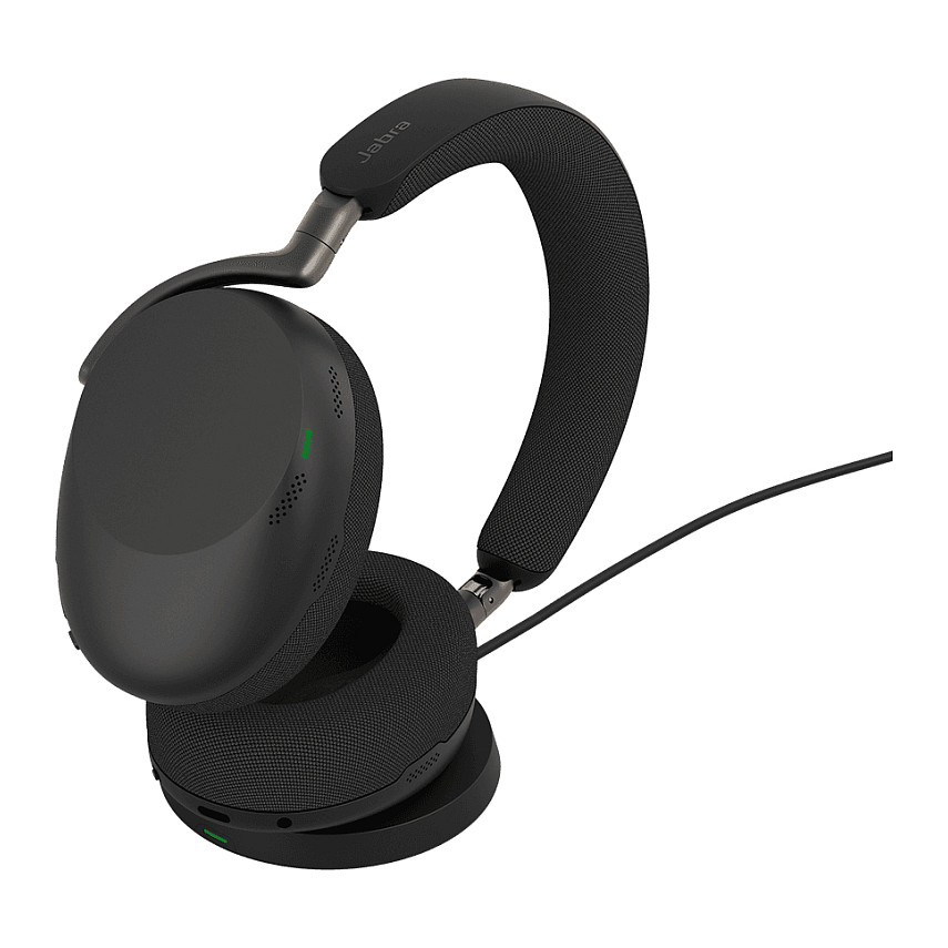 Kufje pa kabllo Jabra Evolve3 75 UC / Base Station / Link 390a - Zezë - Figura 2