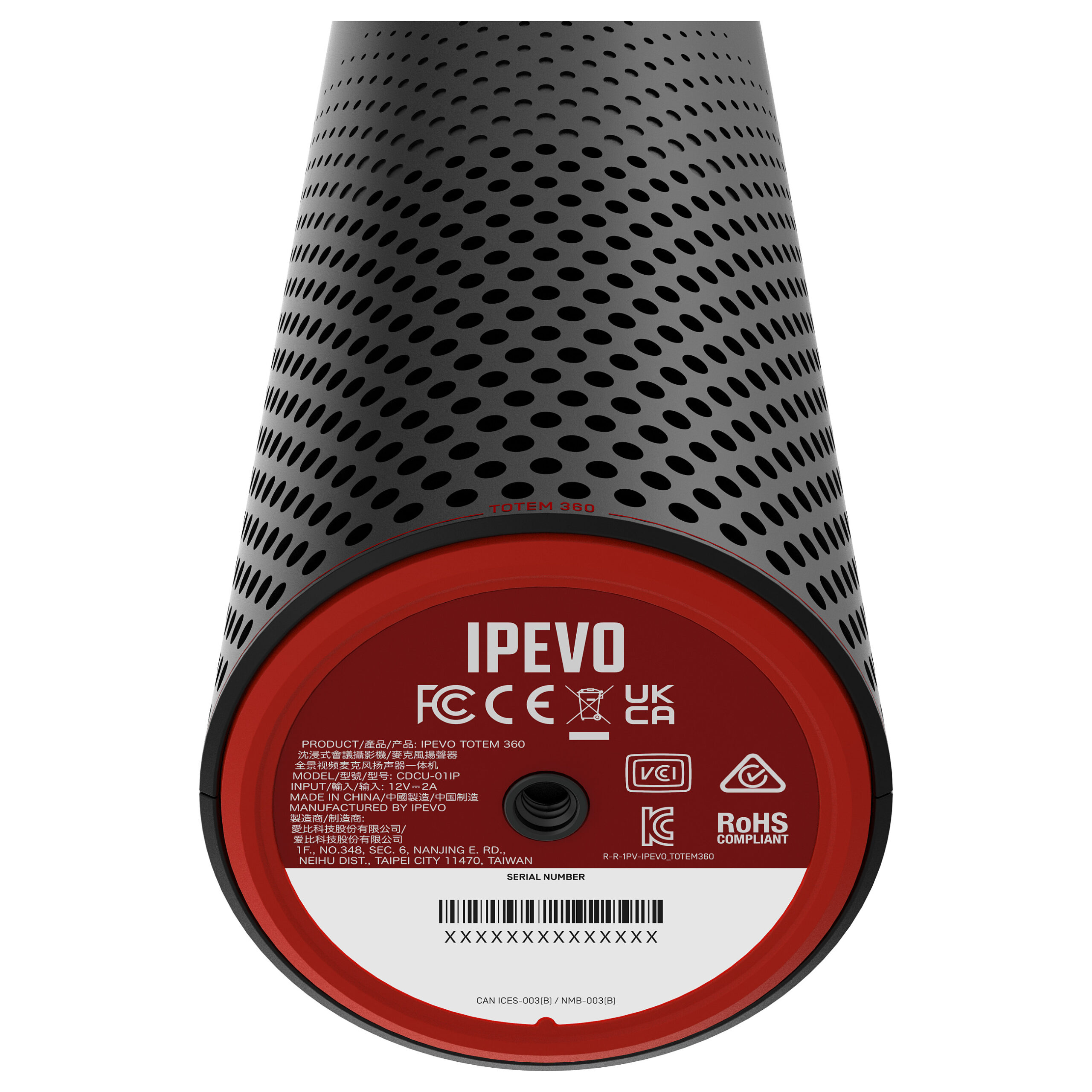 Kamerë për Sisteme Konference IPEVO TOTEM / 360° – Zezë - Figura 2