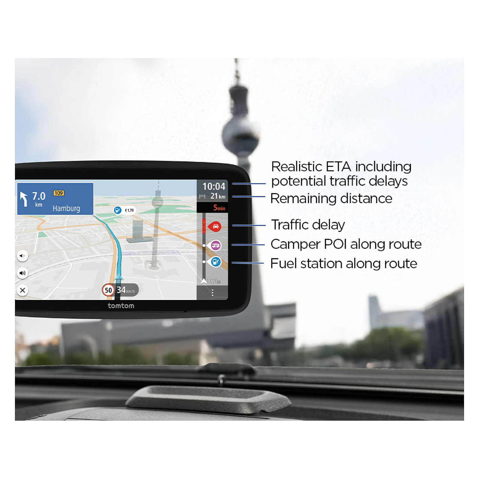 Navigacion TomTom GO Camper Tour 6 (2nd Gen) / 6” Multi touch / Car GPS - Figura 4