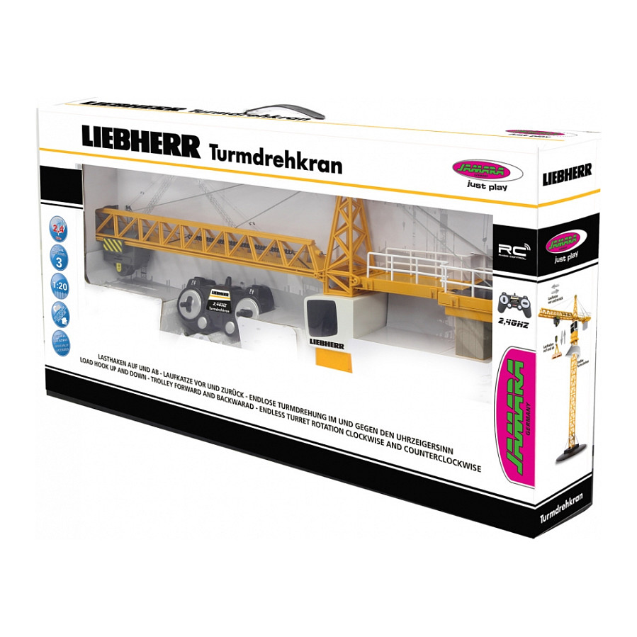 Lodër Jamara Liebherr Tower Crane 2.4G / 6+ - Verdhë - Figura 3