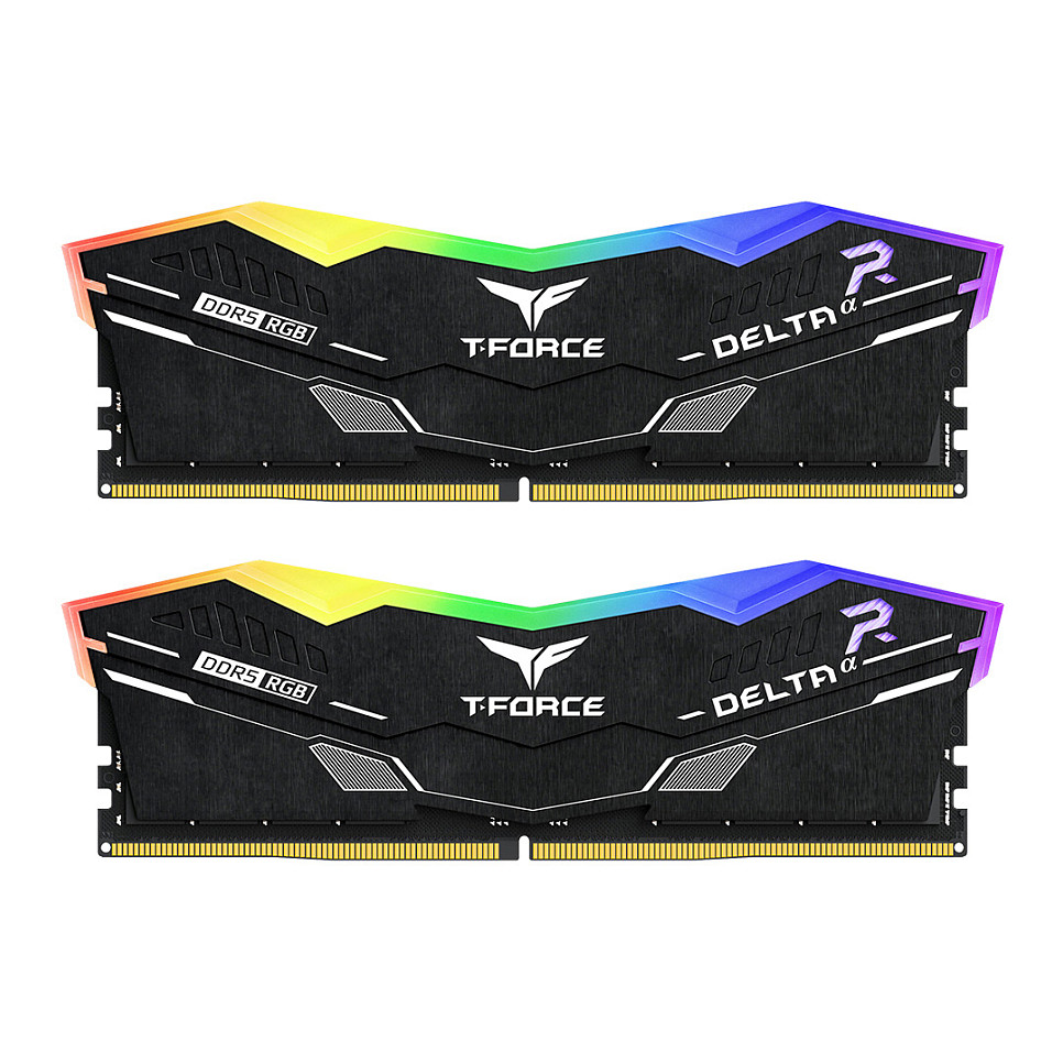 RAM Memorie DDR5 Team Group Team D5 Delta RGB black EXPO K2 / 32GB(2x16GB) 6000MHz C30