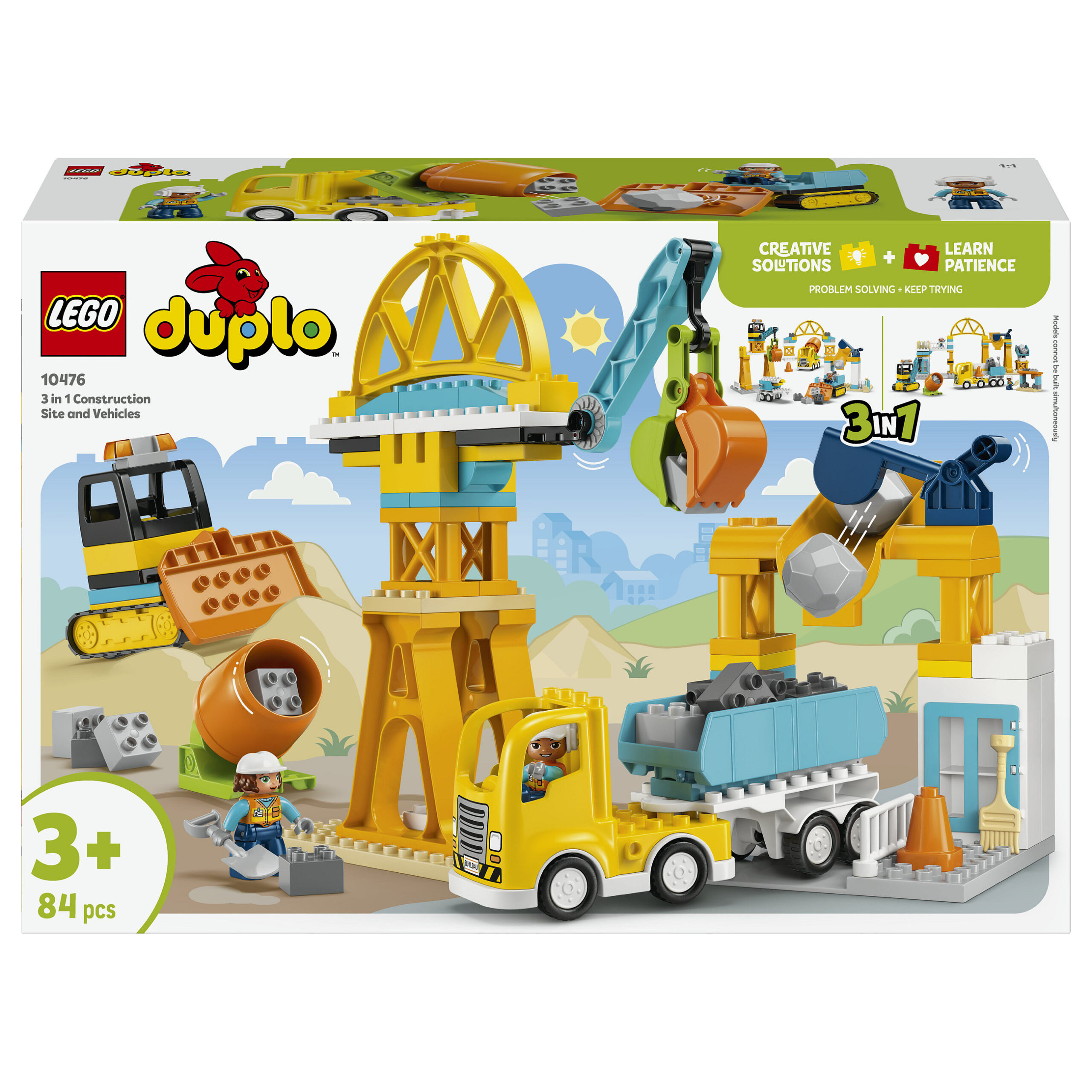 LEGO DUPLO Construction Site and Vehicles 3in1 Set 10476