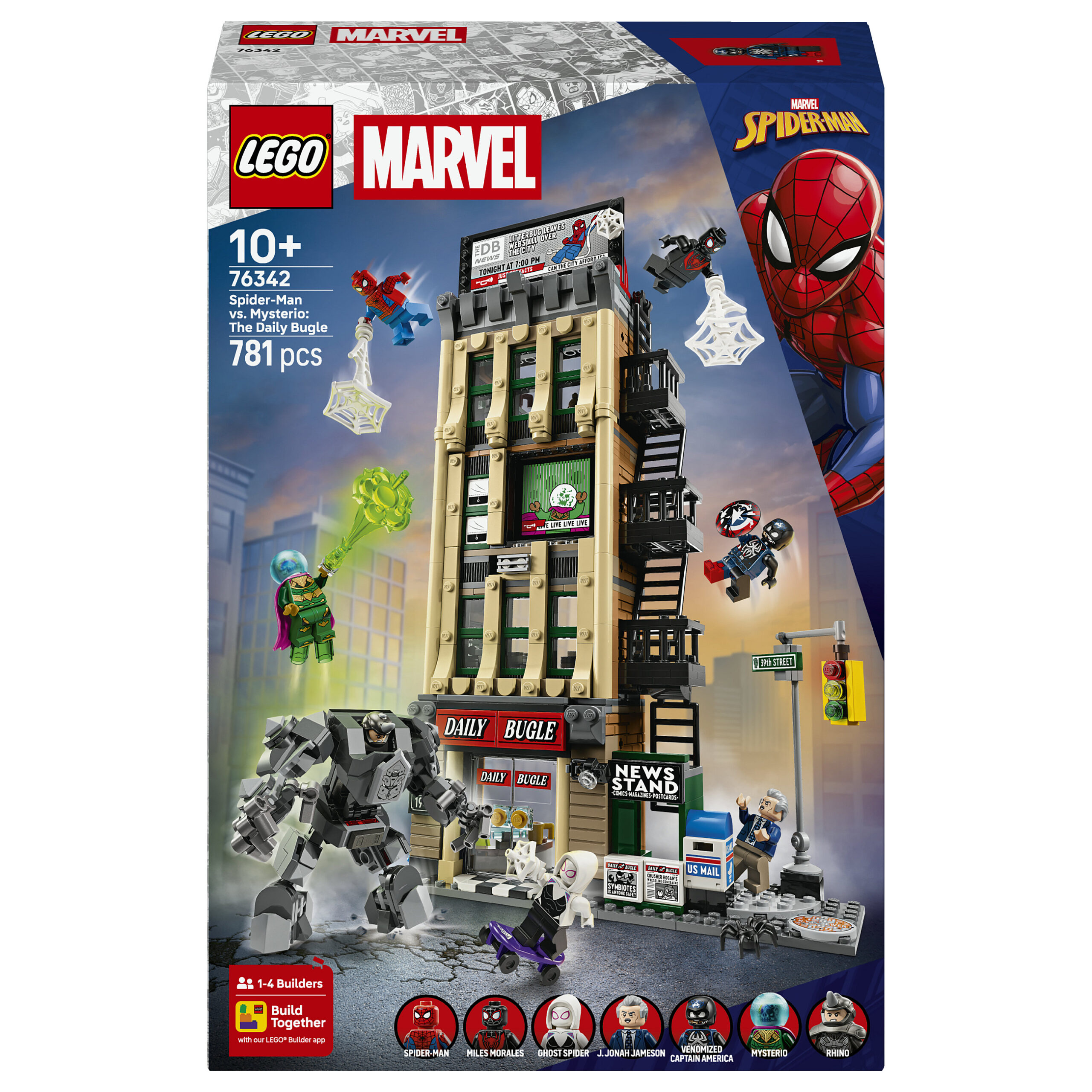 LEGO Marvel Super Heroes Spider-Man vs. Mysterio: Daily Bugle 76342