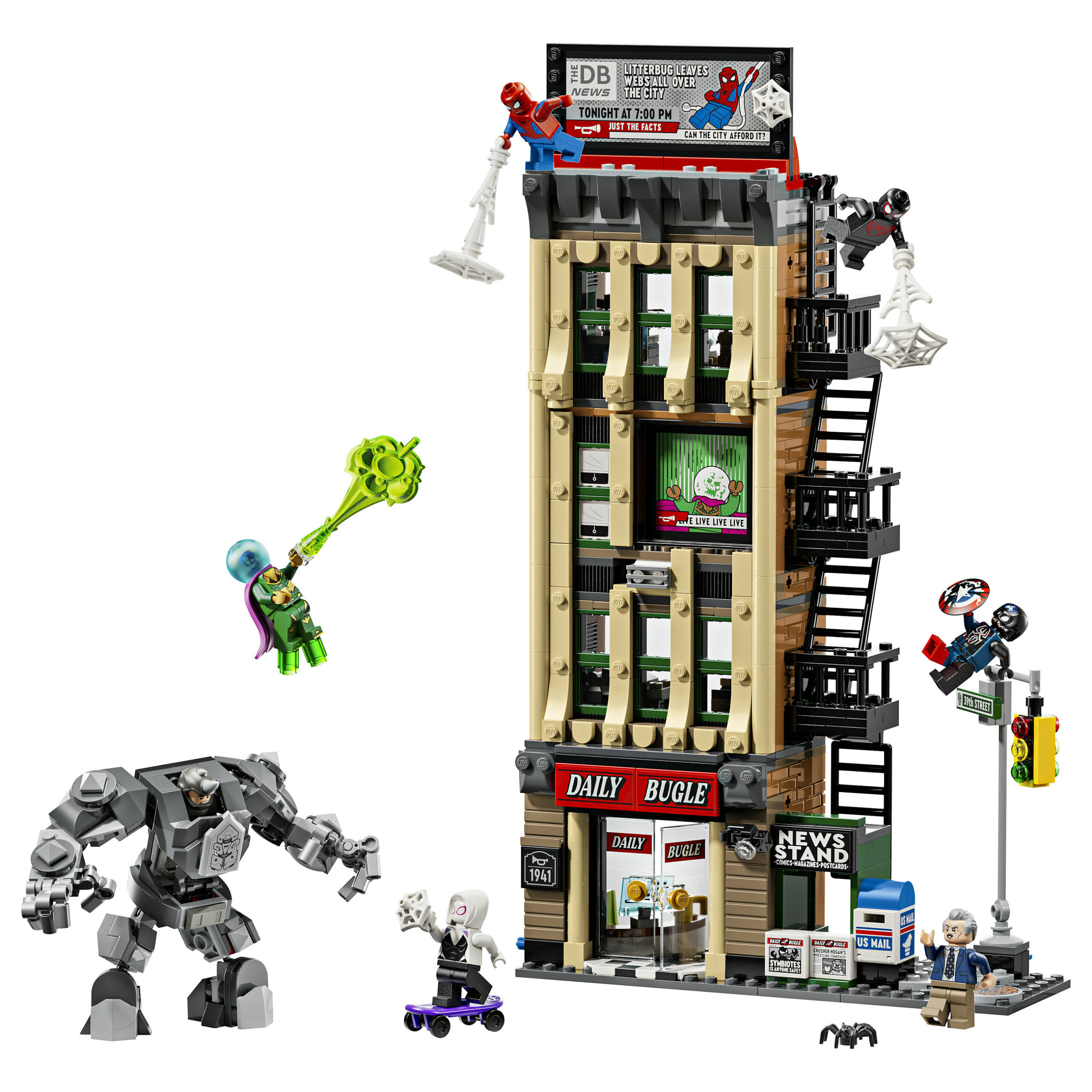 LEGO Marvel Super Heroes Spider-Man vs. Mysterio: Daily Bugle 76342 - Figura 2