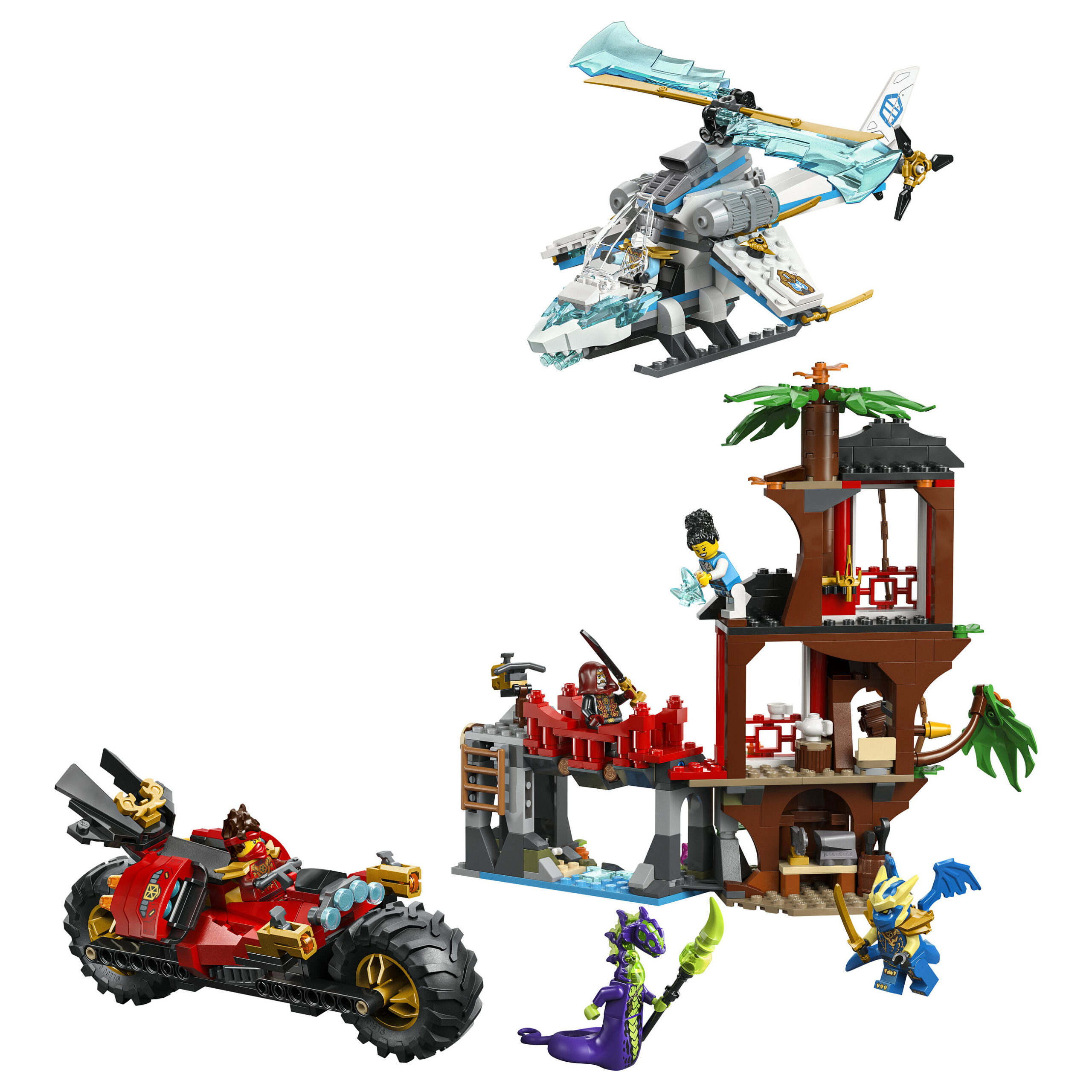 LEGO Ninja Vehicle Tree House Battle 71857 - Figura 2