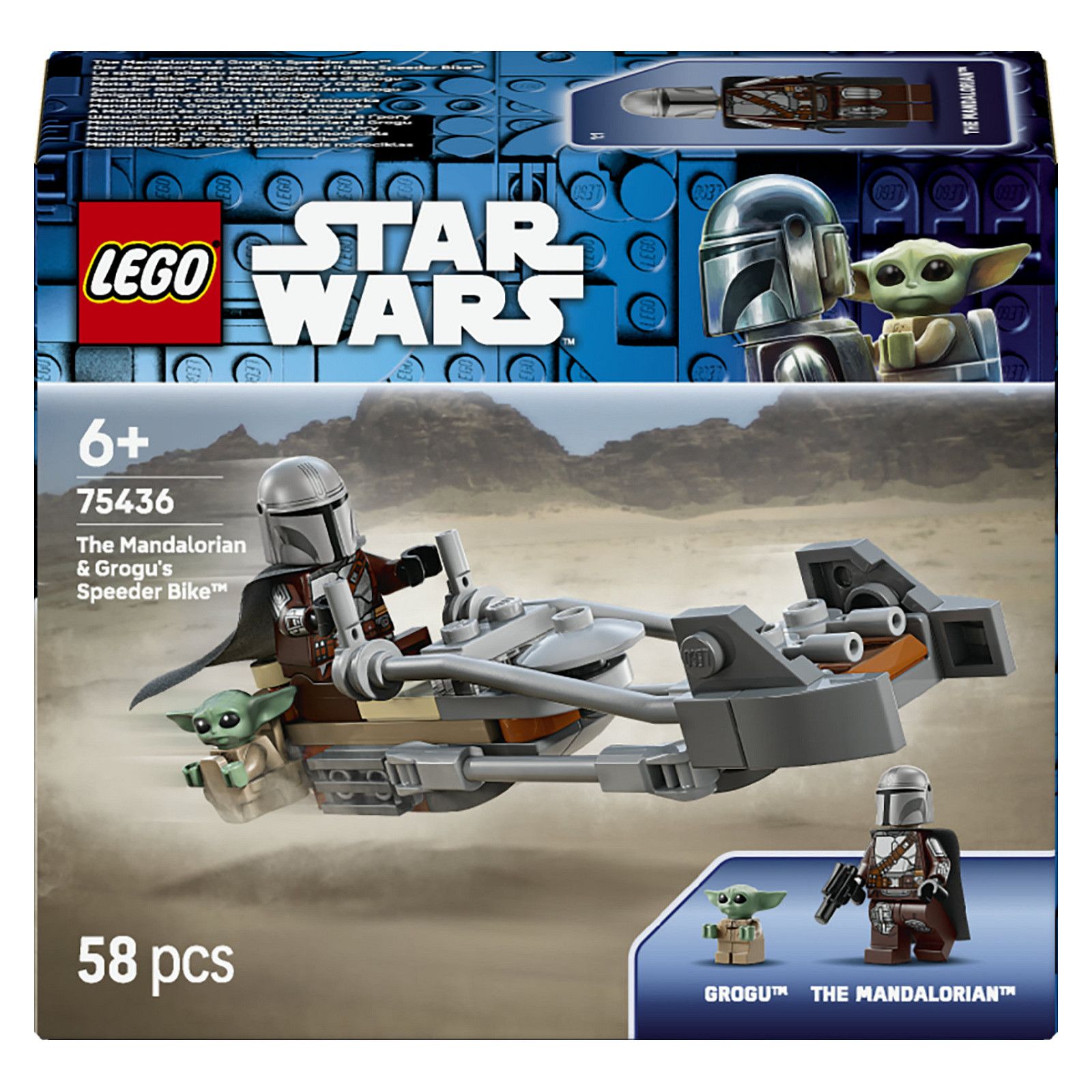 LEGO Star Wars The Mandalorian and Grogu's Speeder Bike 75436