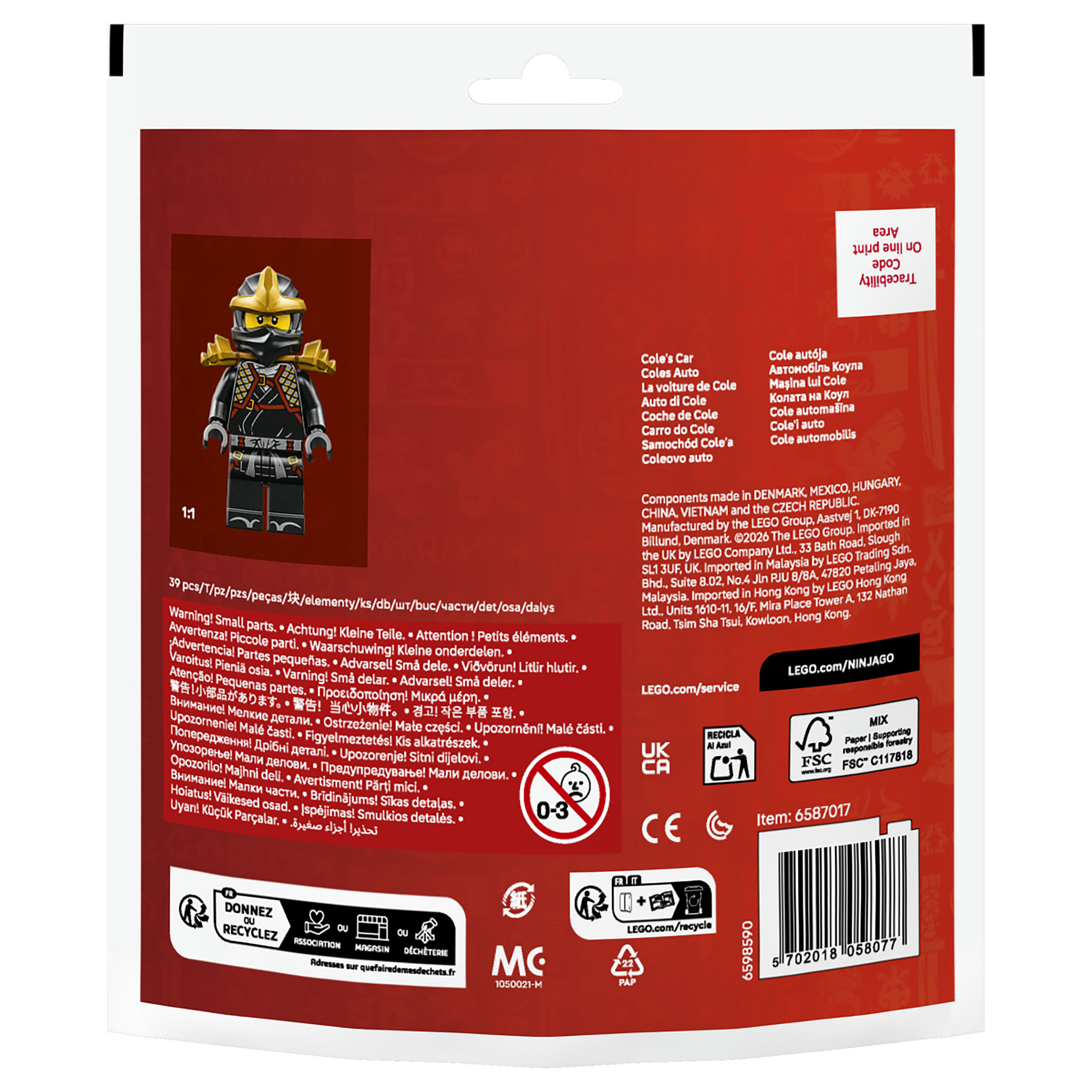 LEGO Ninja Cole's Car 30723 - Figura 3