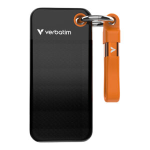 SSD të Jashtme Verbatim Pocket / 1TB / USB 3.2 Type-C - Zezë / Portokalli