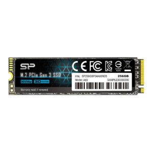 SSD të Brendshme Silicon Power P34A60 / 256GB / M.2 2280 / PCIe 3.0 x4 / NVMe