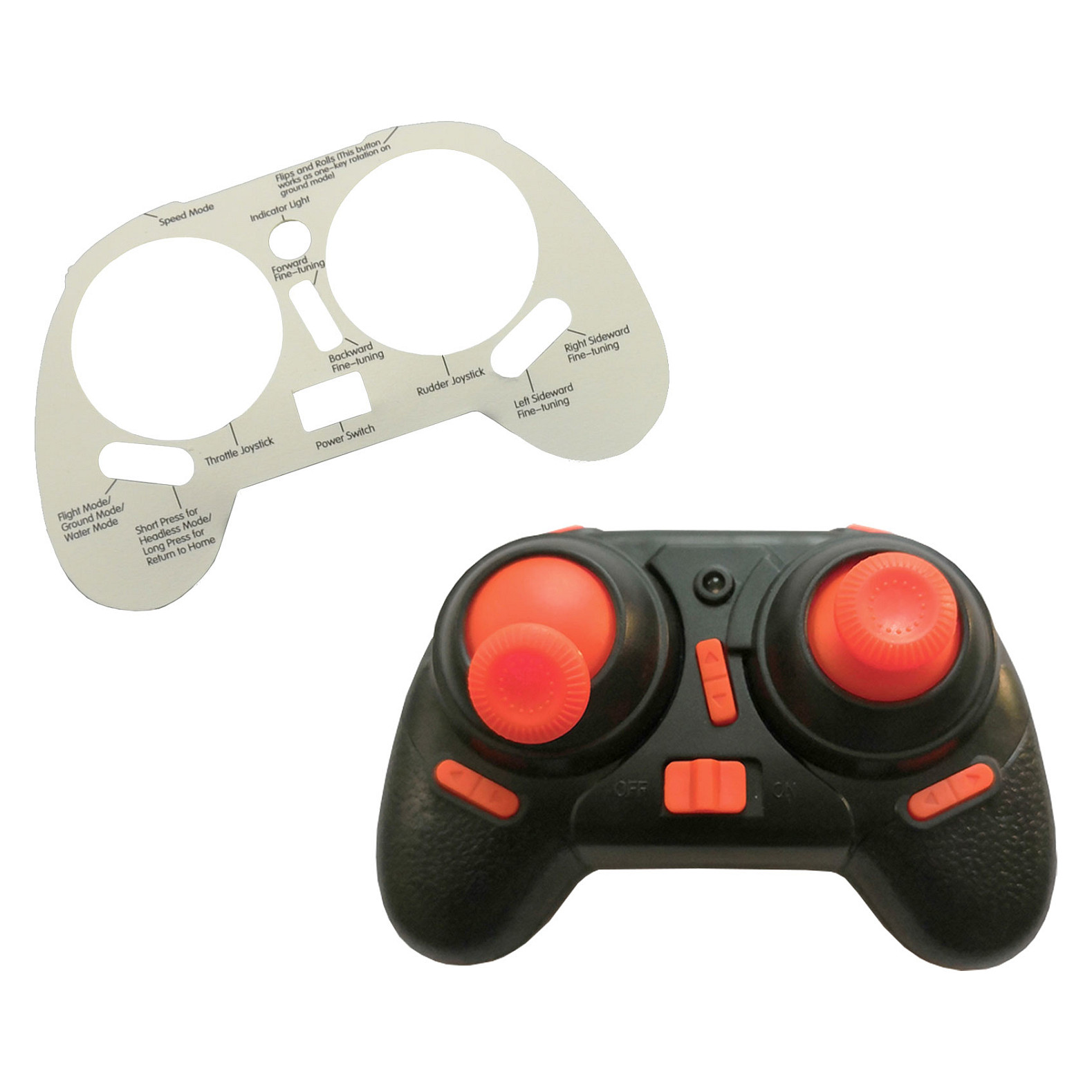 Lodër Dron Amewi Trix 3-in-1 Hovercraft - Portokalli - Figura 5
