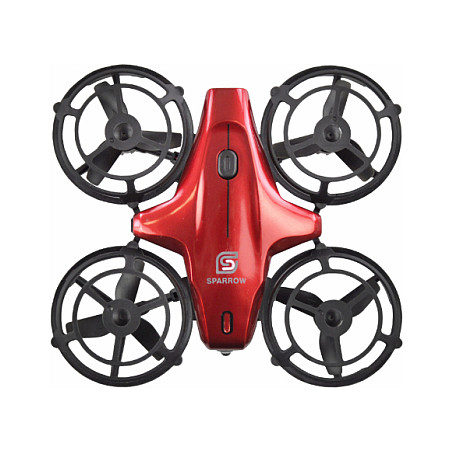 Lodër Dron Amewi Sparrow Mini Drone with Control Sensors - Kuqe/Zezë - Figura 4